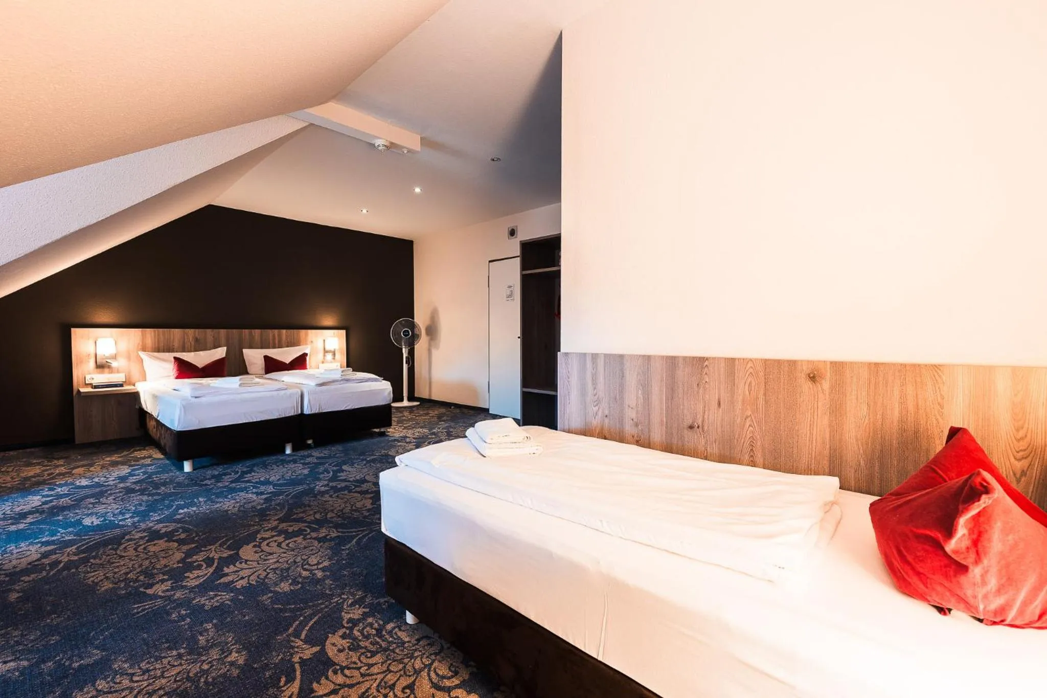 Bed in martas Hotel Lutherstadt Wittenberg