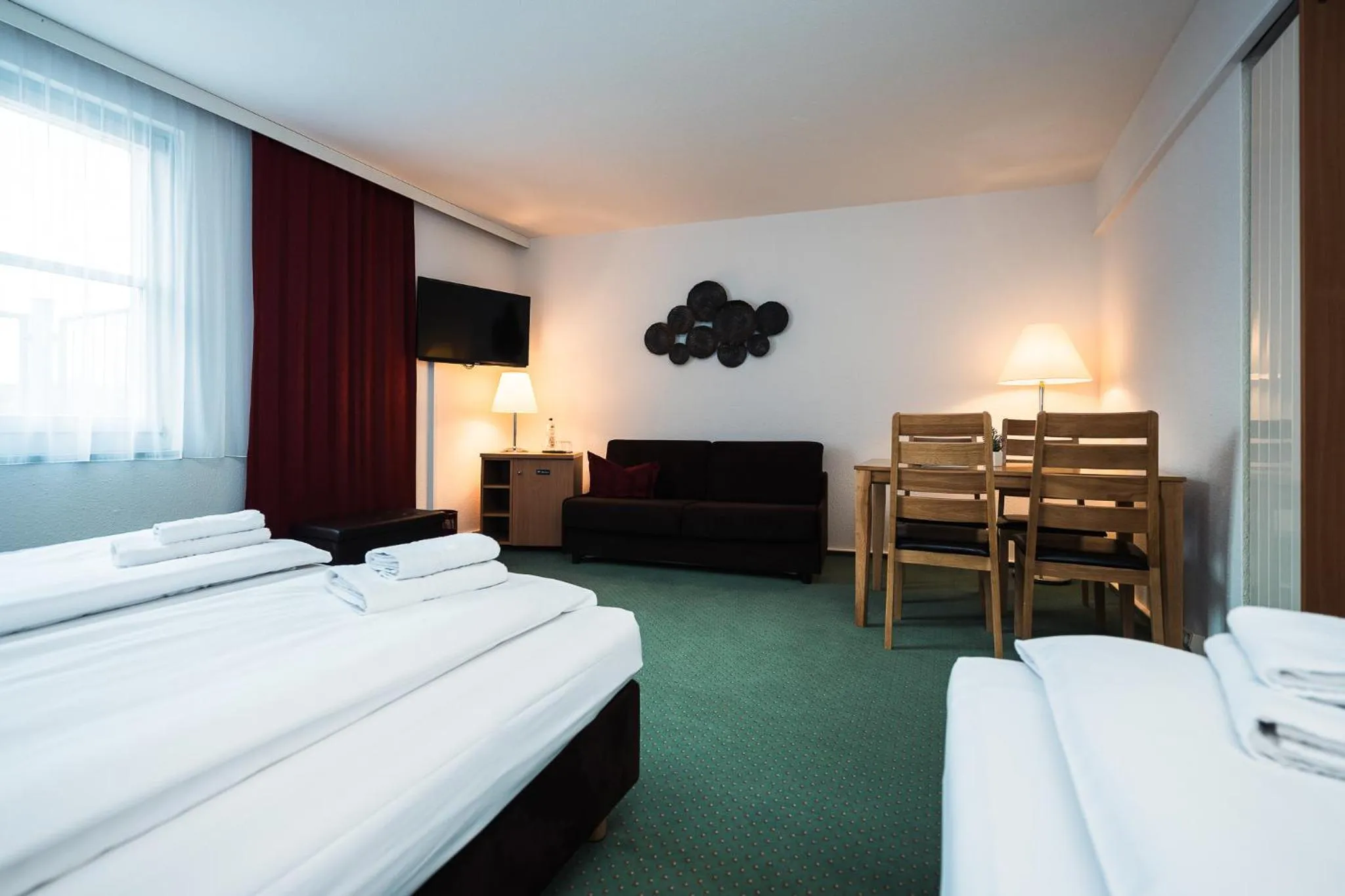 Bed in martas Hotel Lutherstadt Wittenberg