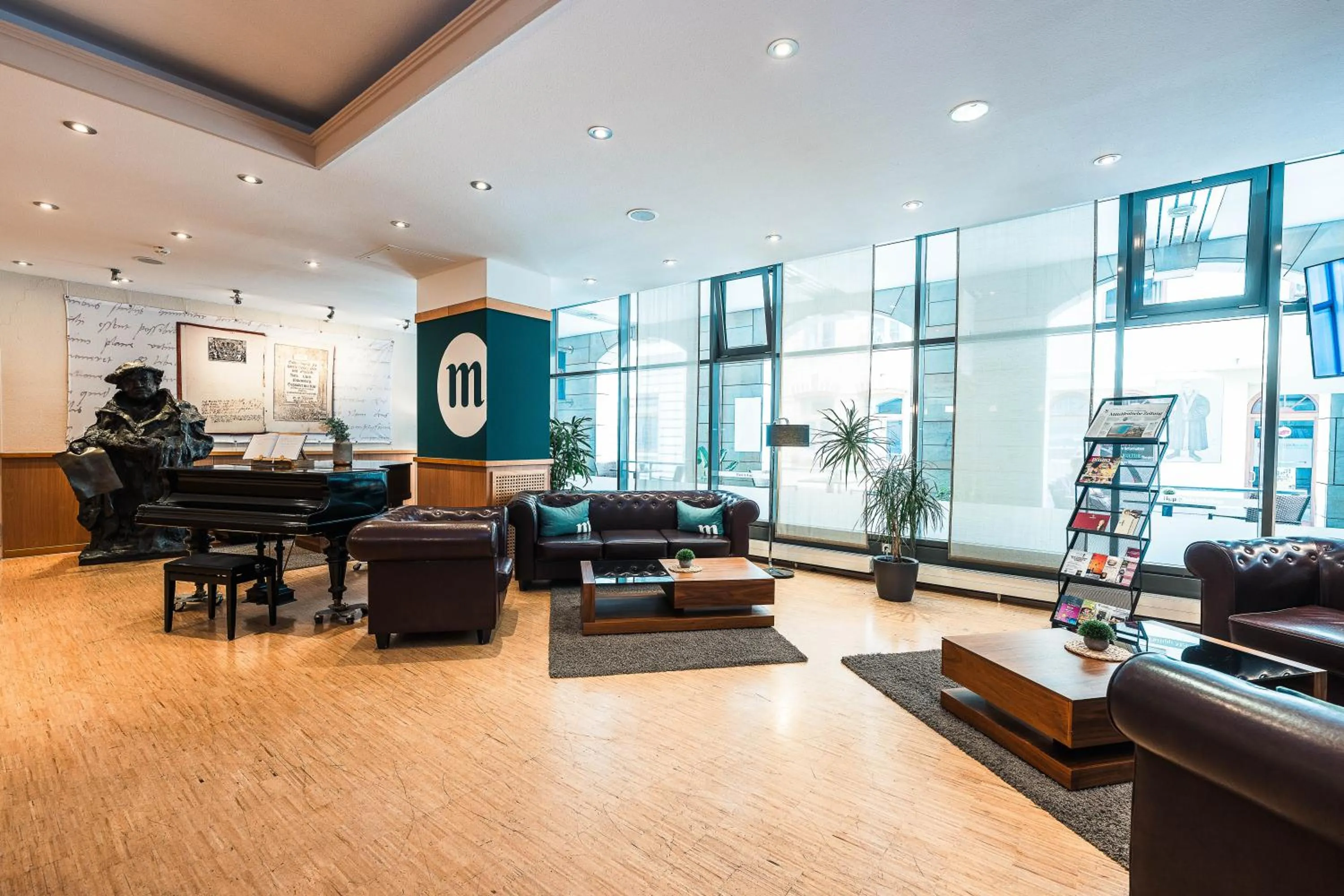 Lobby or reception in martas Hotel Lutherstadt Wittenberg