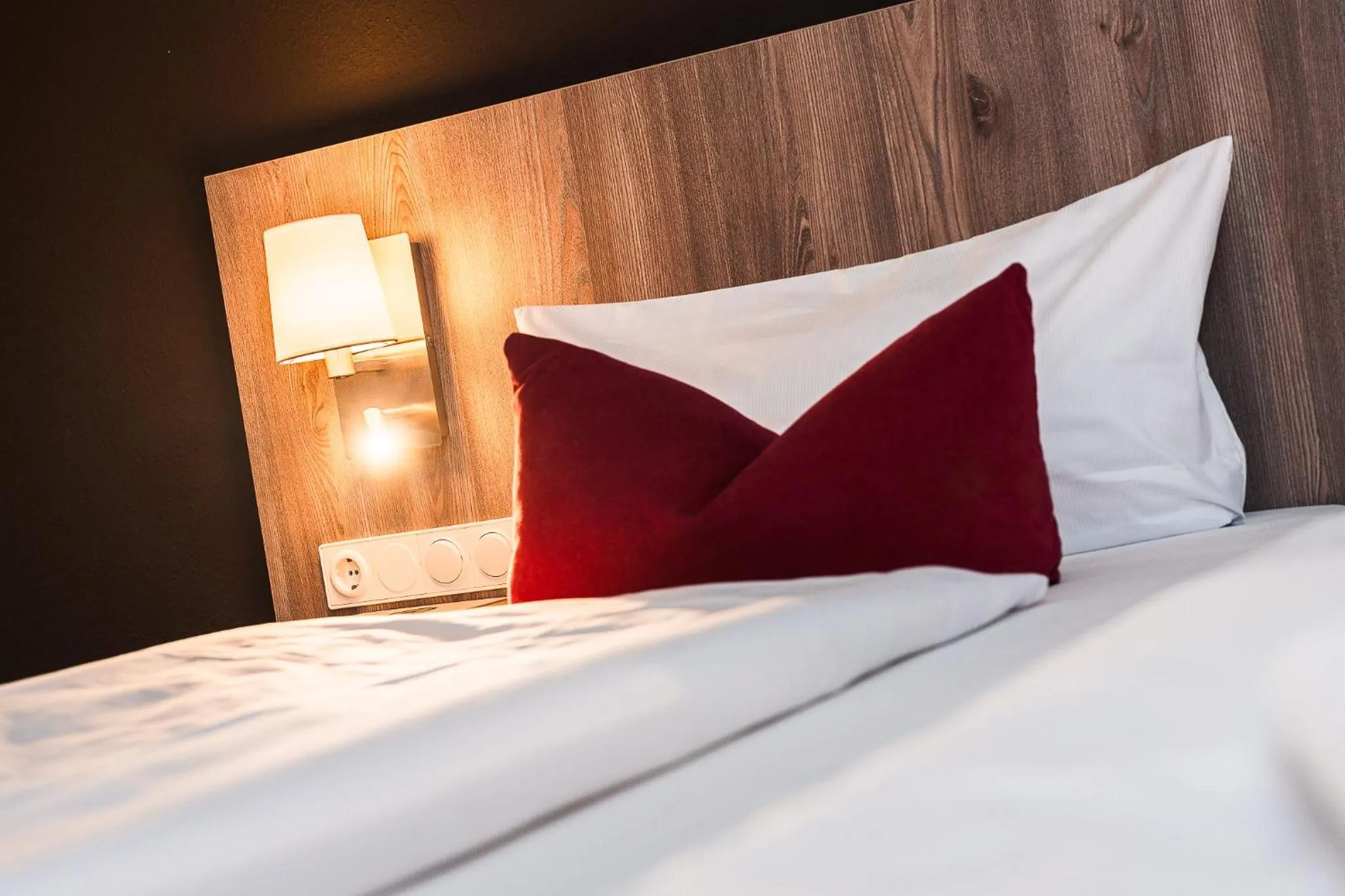 Bed in martas Hotel Lutherstadt Wittenberg