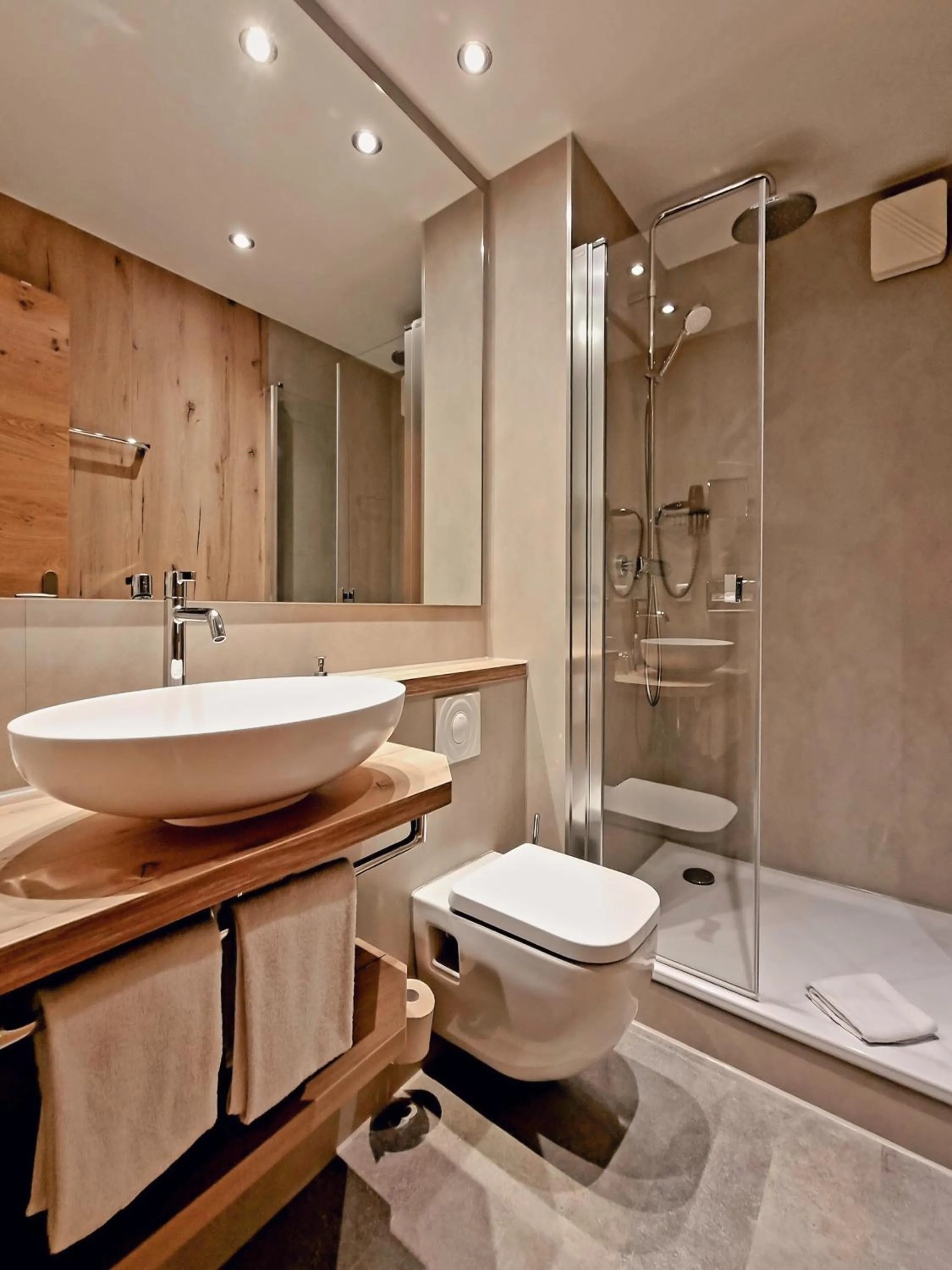 Bathroom in Das Waldhotel - Genuss & Wellness am Notschreipass