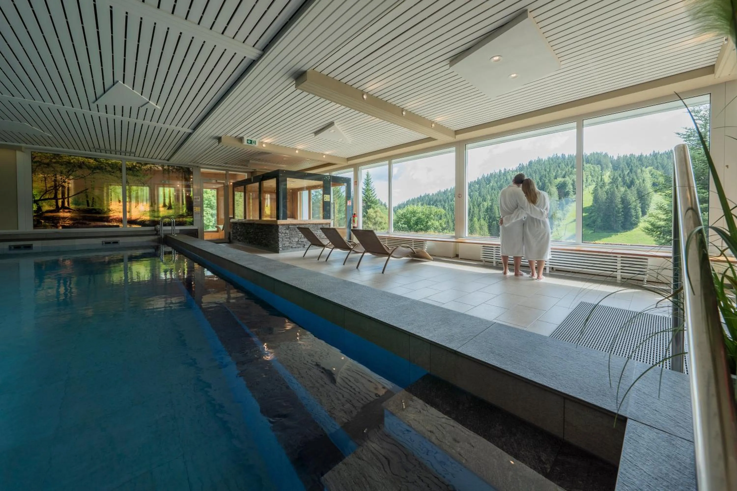 Spa and wellness centre/facilities in Das Waldhotel - Genuss & Wellness am Notschreipass