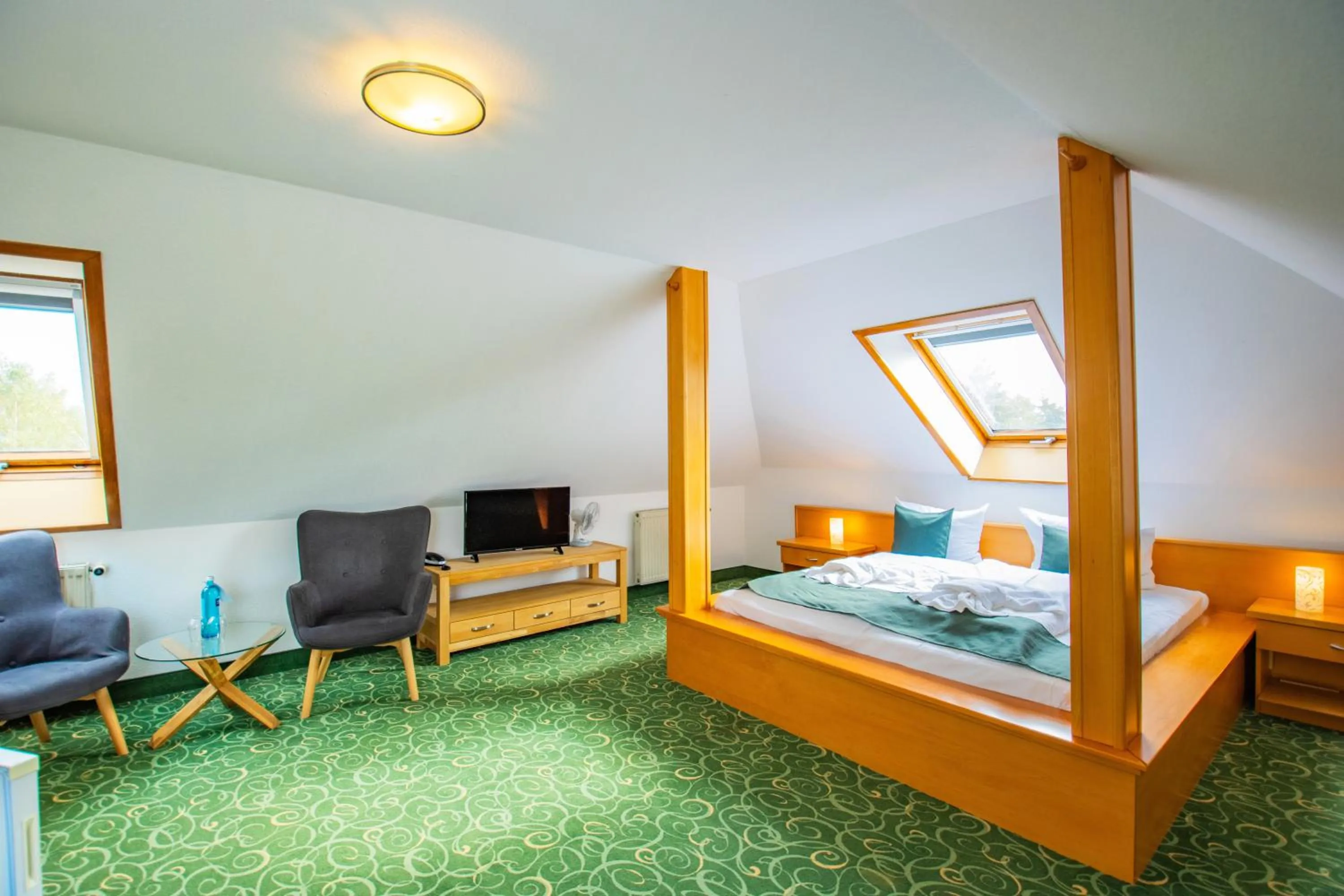 Photo of the whole room, Bed in Ferien Hotel Spreewald