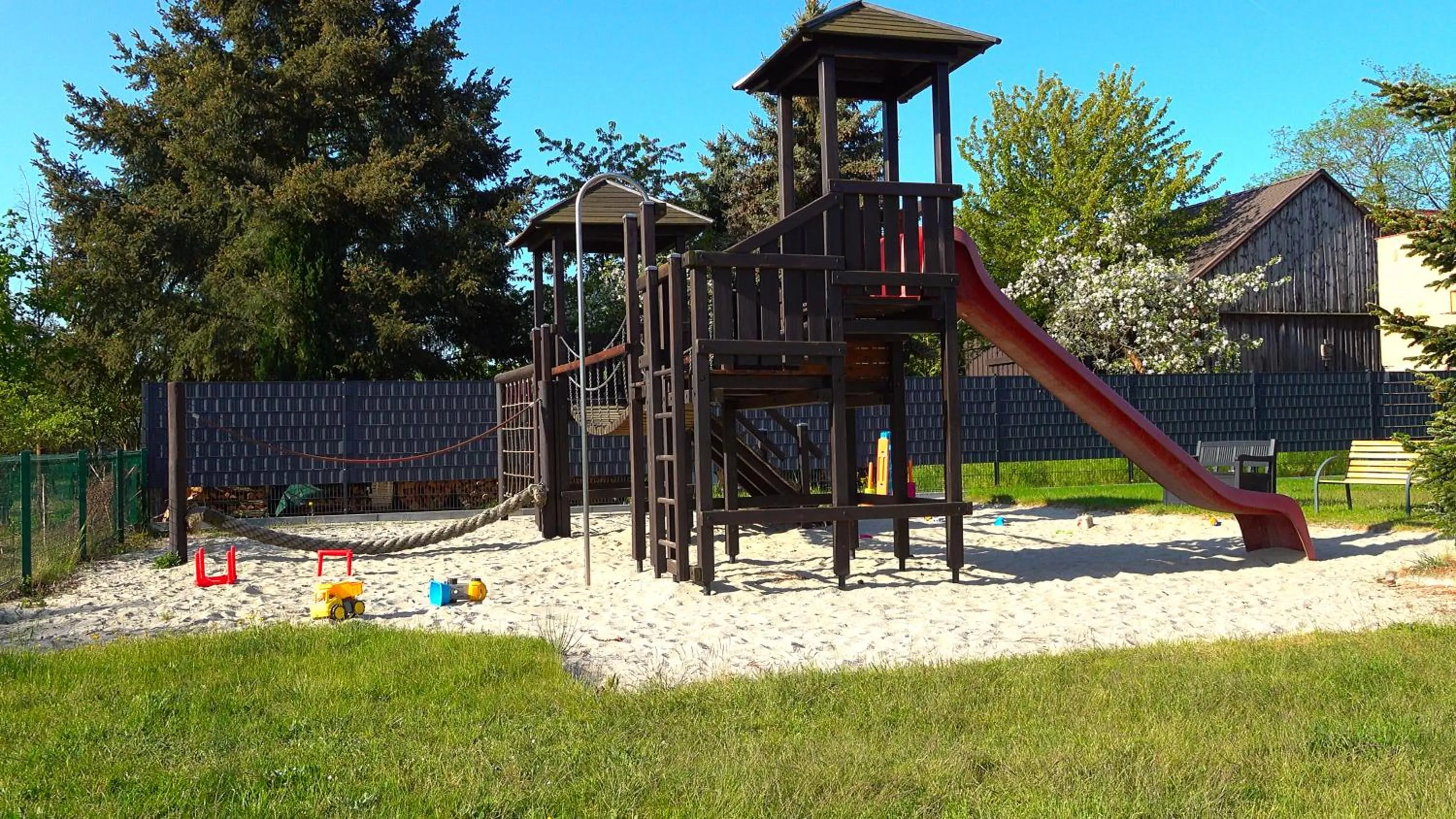Children play ground in Ferien Hotel Spreewald