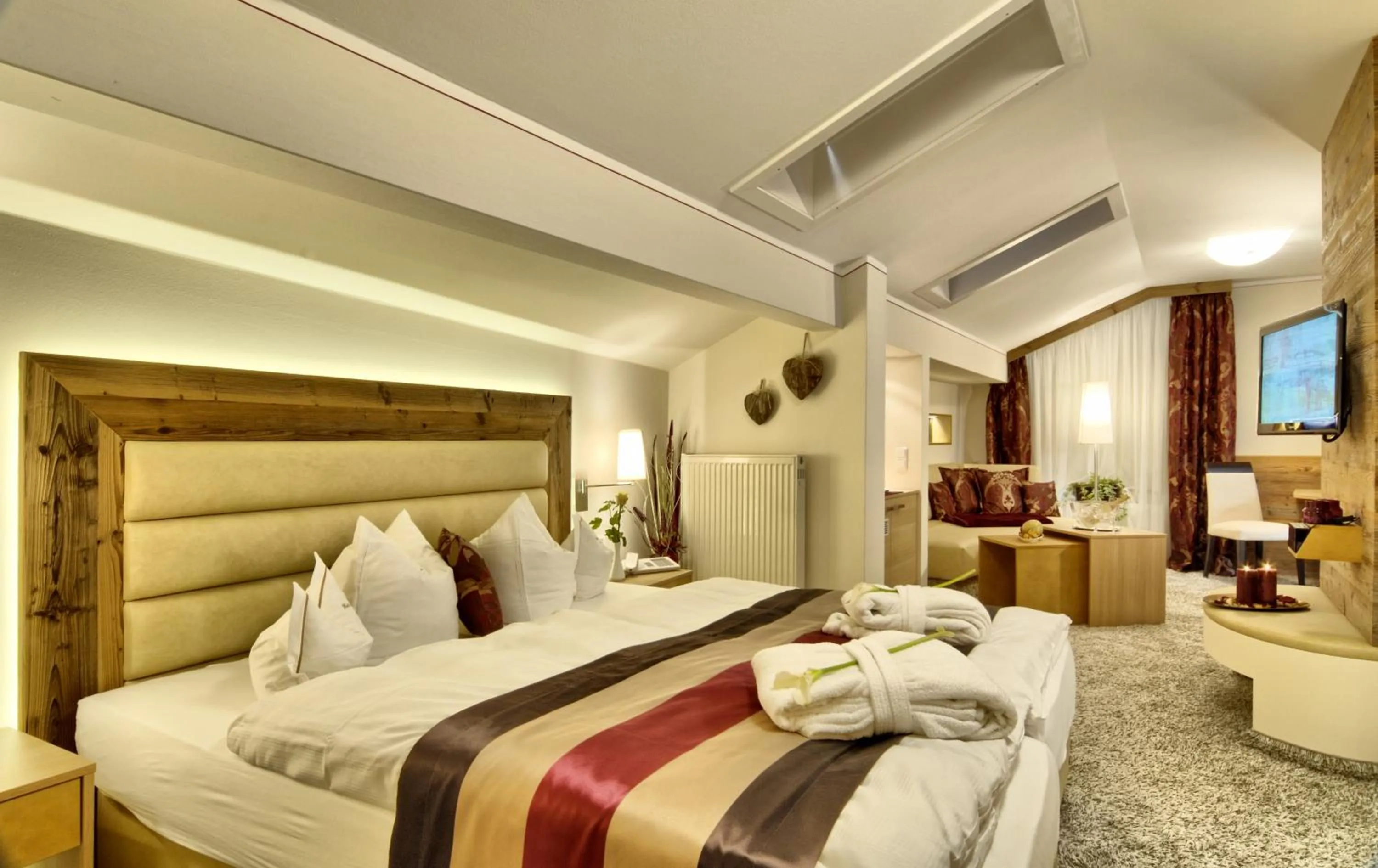 Bed in Hotel Neuhäusl Superior