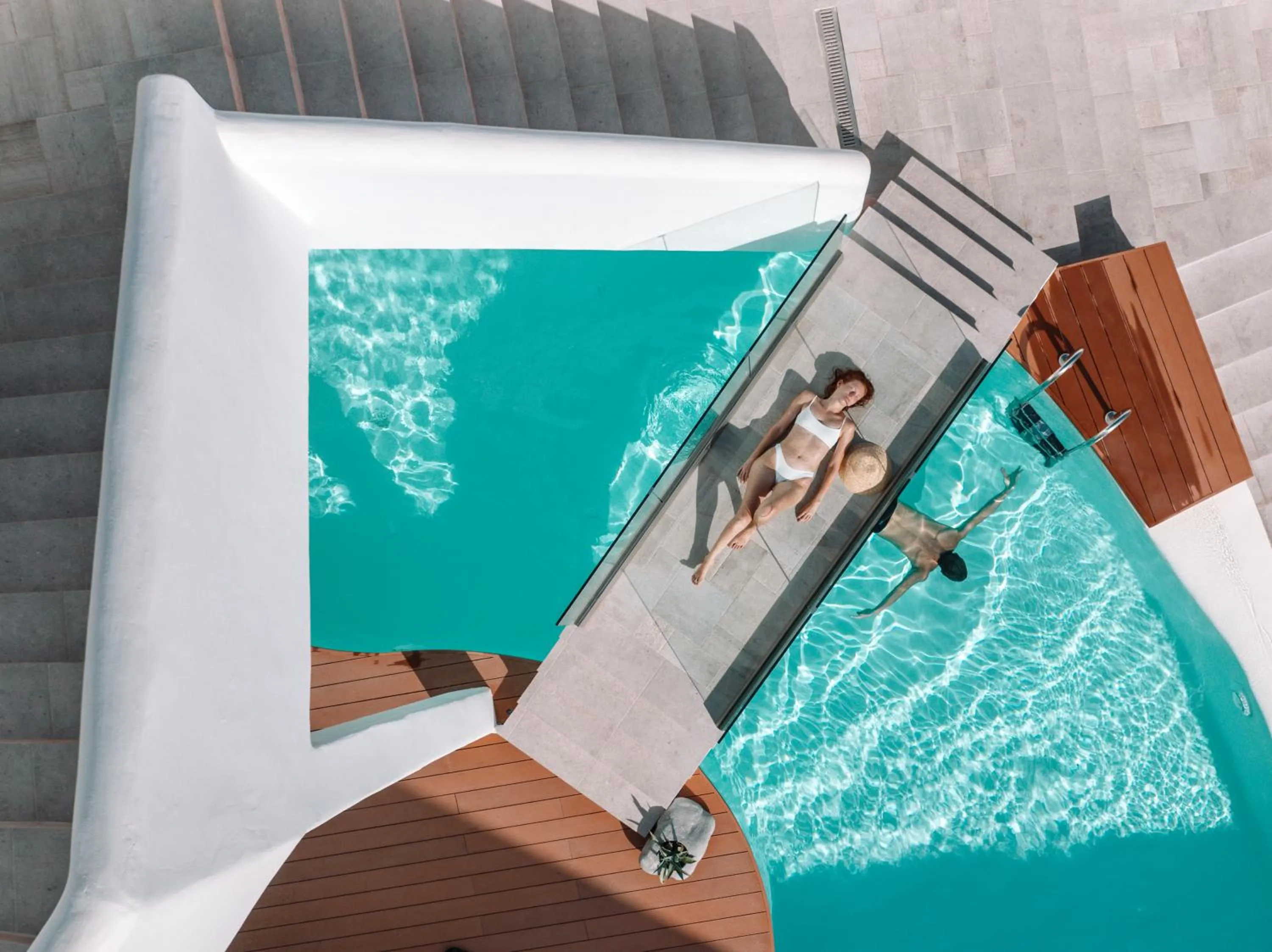 Swimming pool in Infinity Blue Boutique Hotel Astypalaia