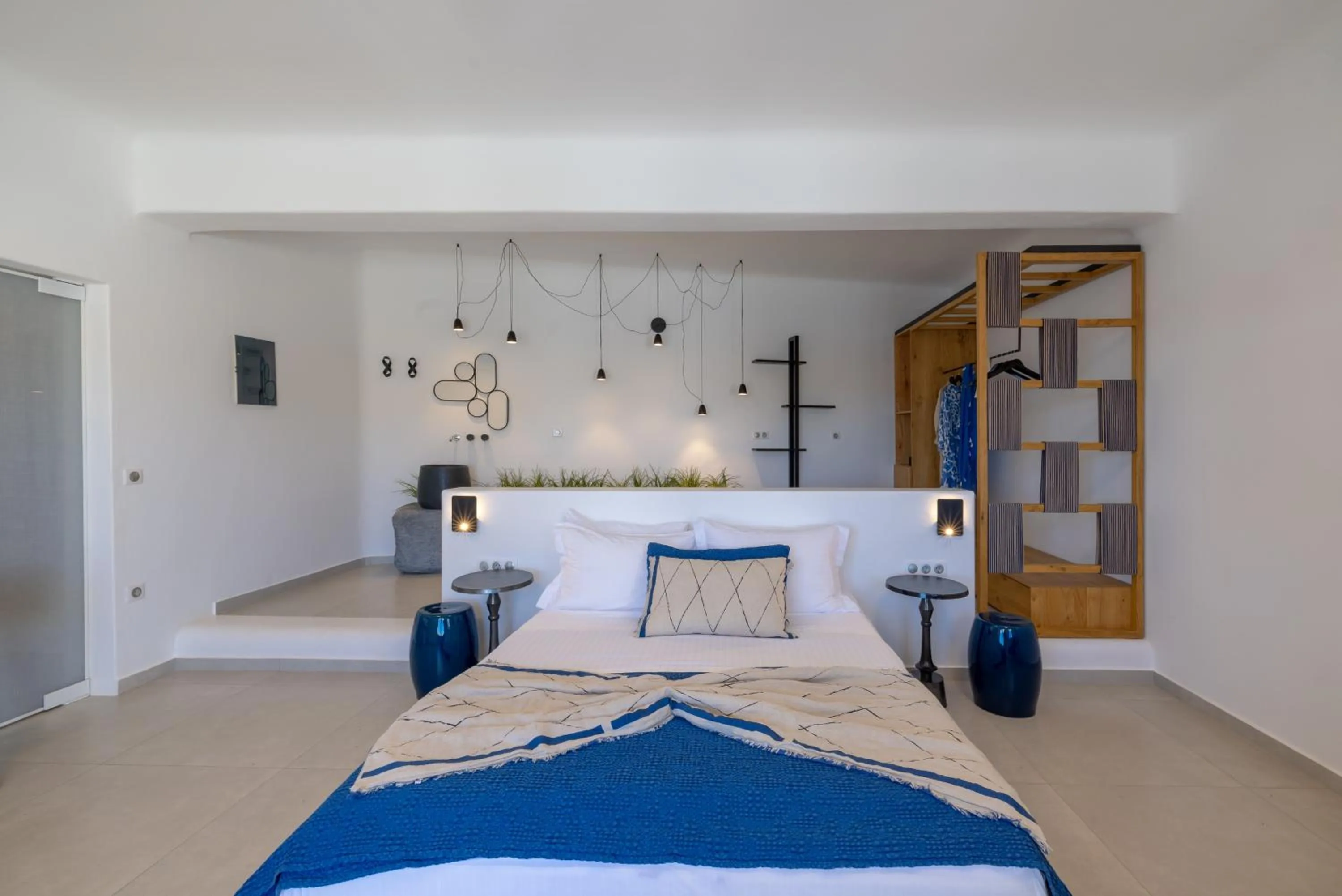 Photo of the whole room, Bed in Infinity Blue Boutique Hotel Astypalaia