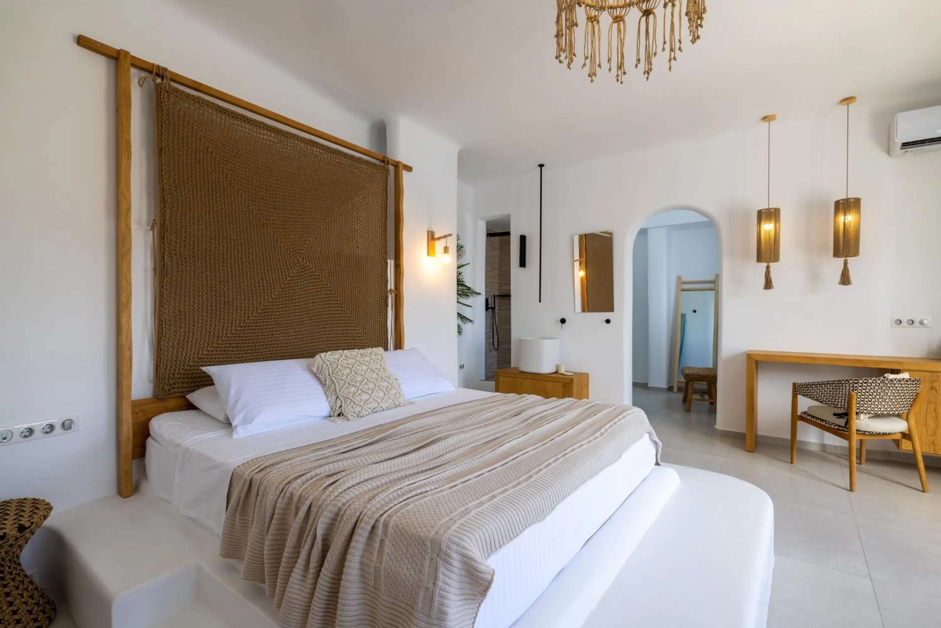 Photo of the whole room, Bed in Infinity Blue Boutique Hotel Astypalaia