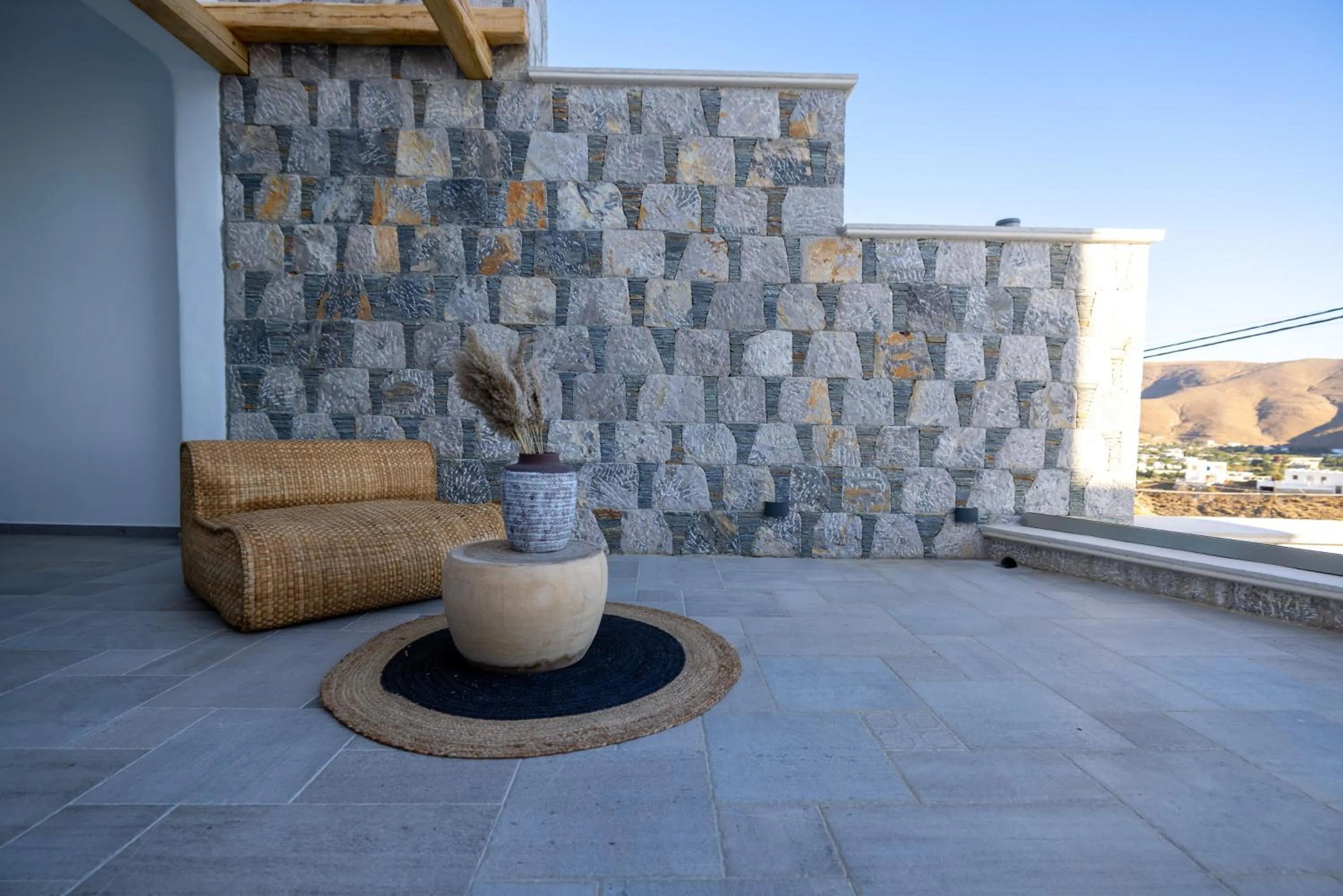 Balcony/Terrace in Infinity Blue Boutique Hotel Astypalaia