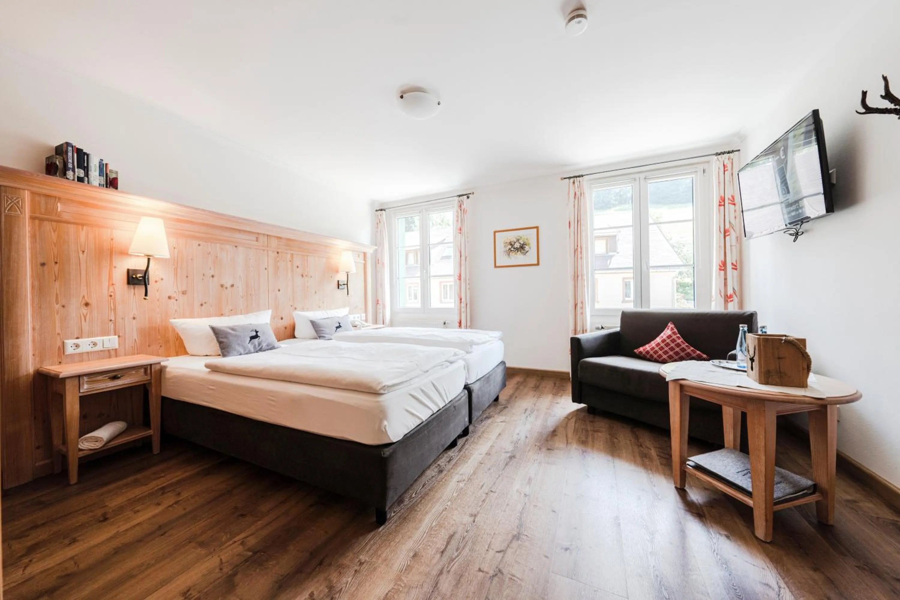 Staff, Bed in Grüner Baum Naturparkhotel & Schwarzwald-Restaurant