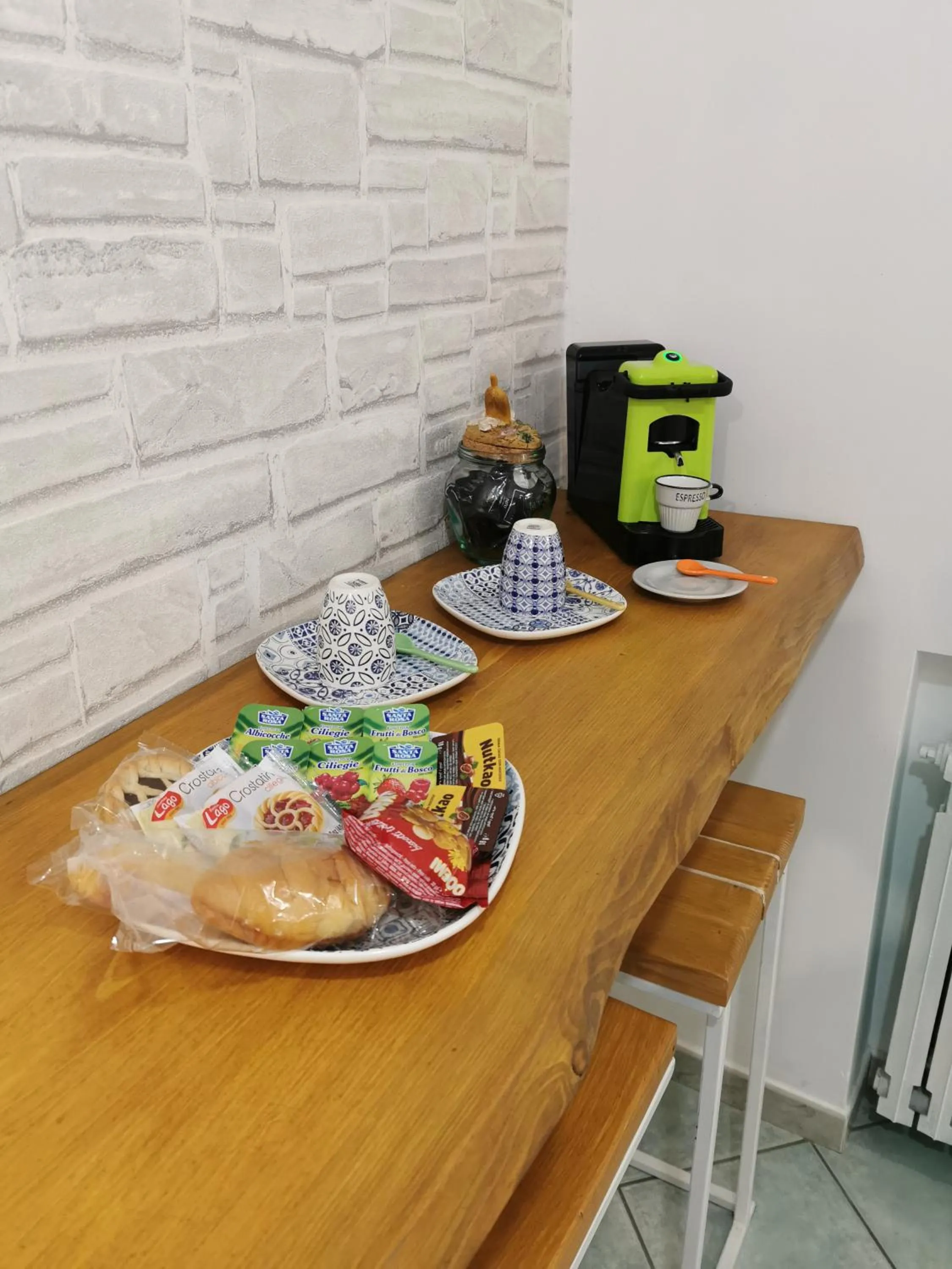 Italian breakfast in B&B Mediterranea