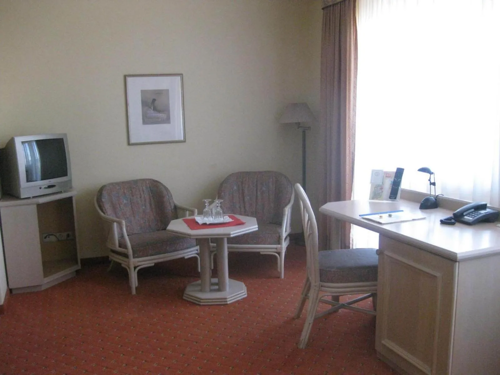 Seating area in Abakus-Hotel