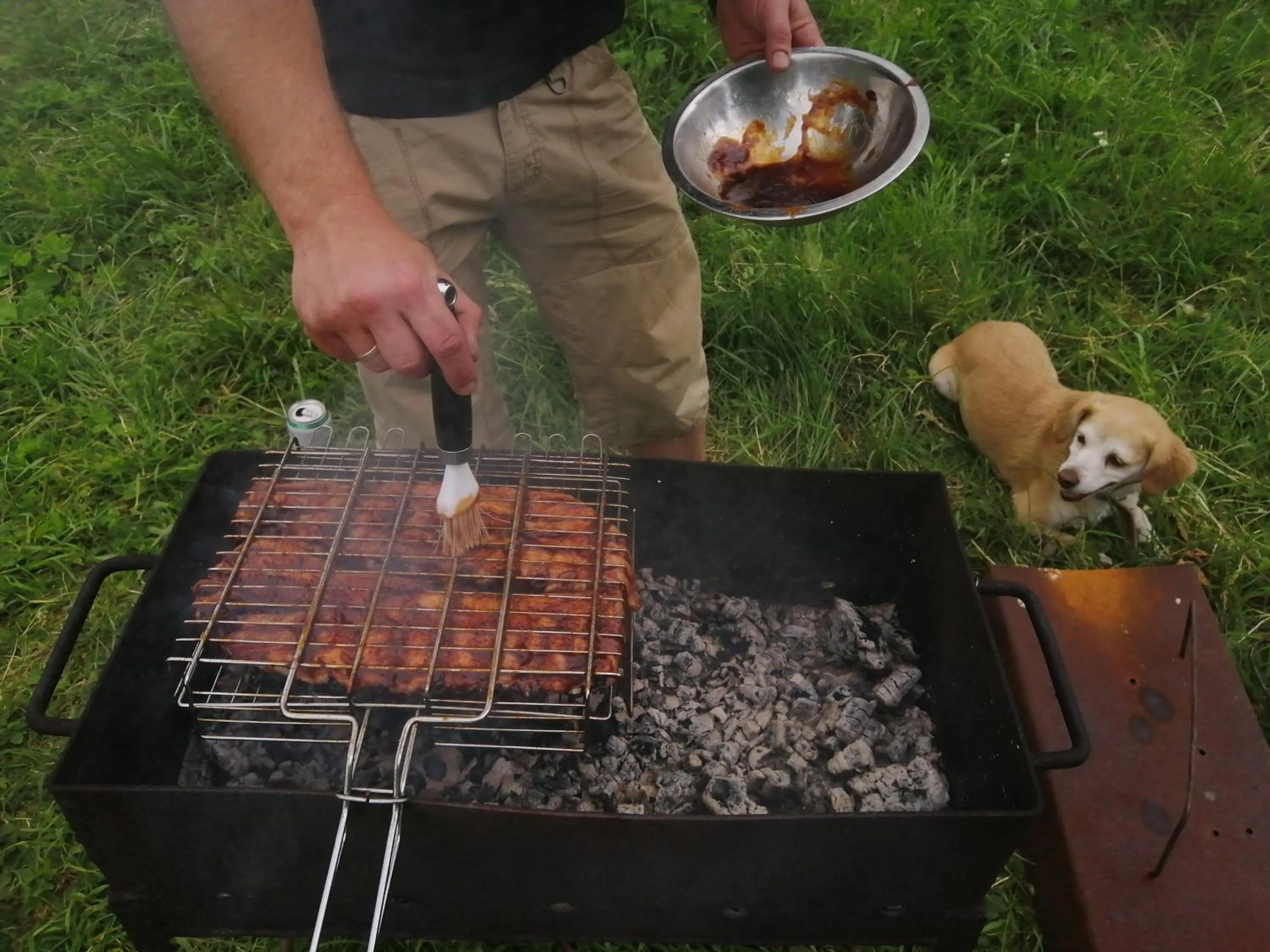 BBQ facilities in Poilsio kampelis Zarasuose