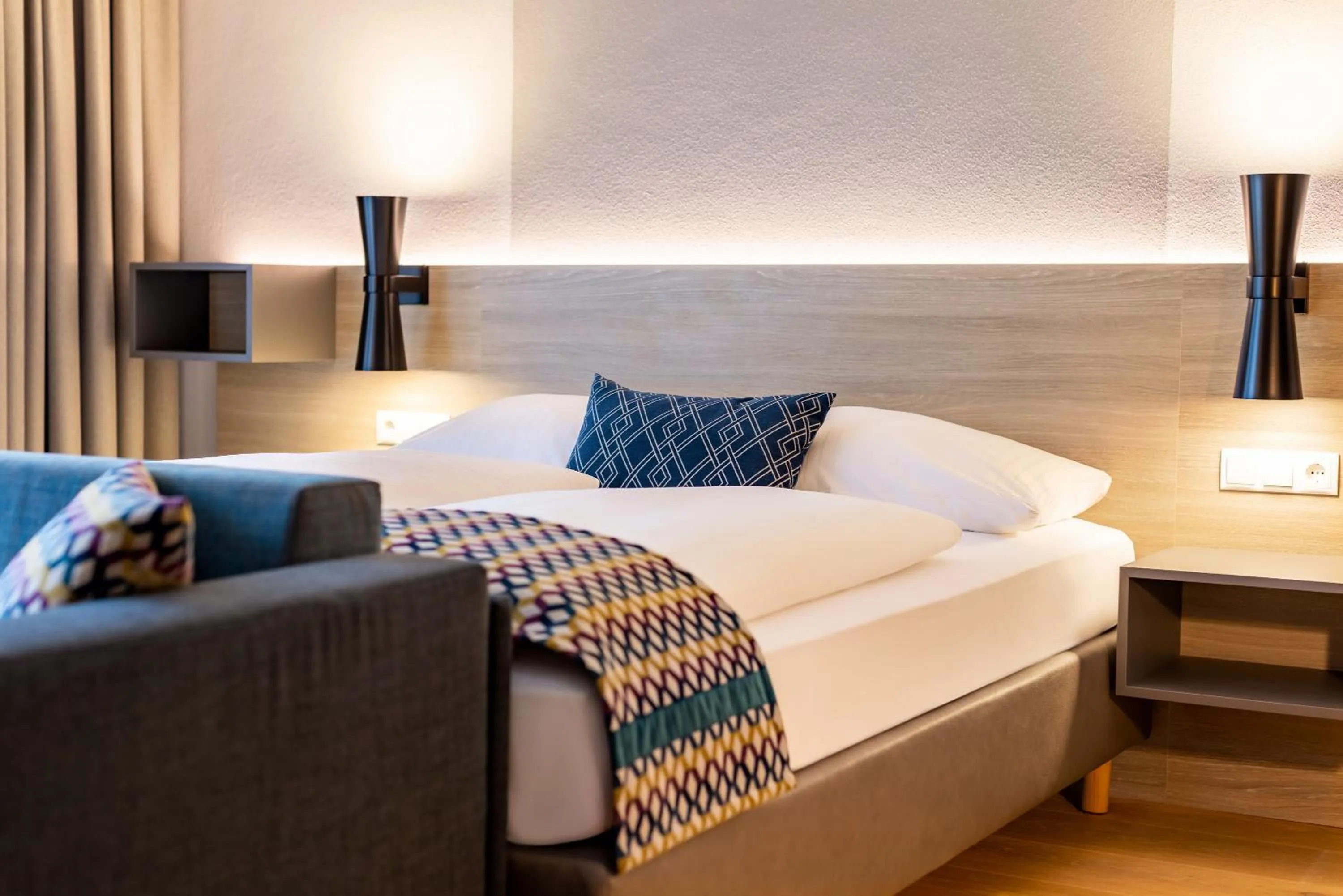 Bed in Parkhotel Maximilian Ottobeuren