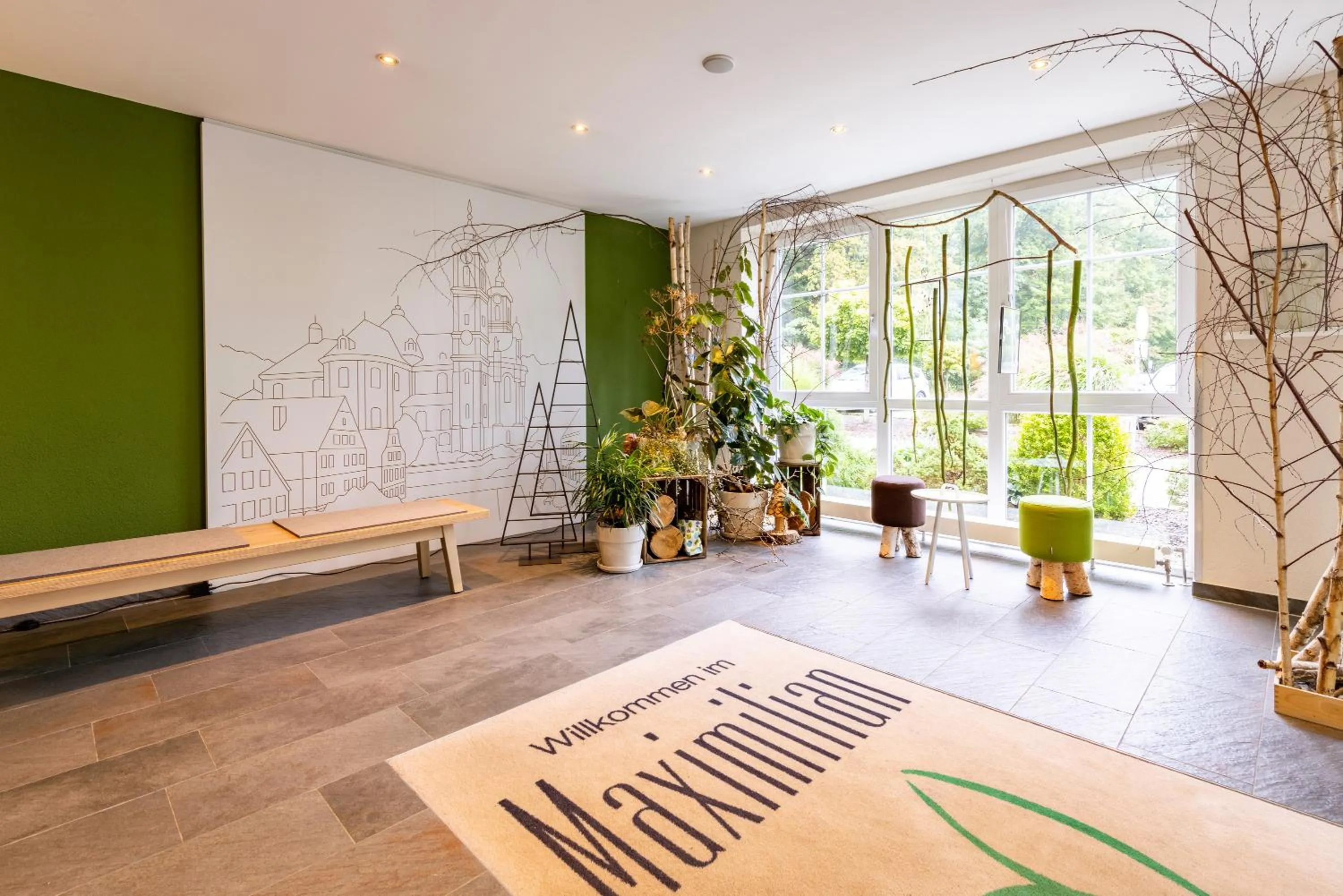 Lobby or reception in Parkhotel Maximilian Ottobeuren