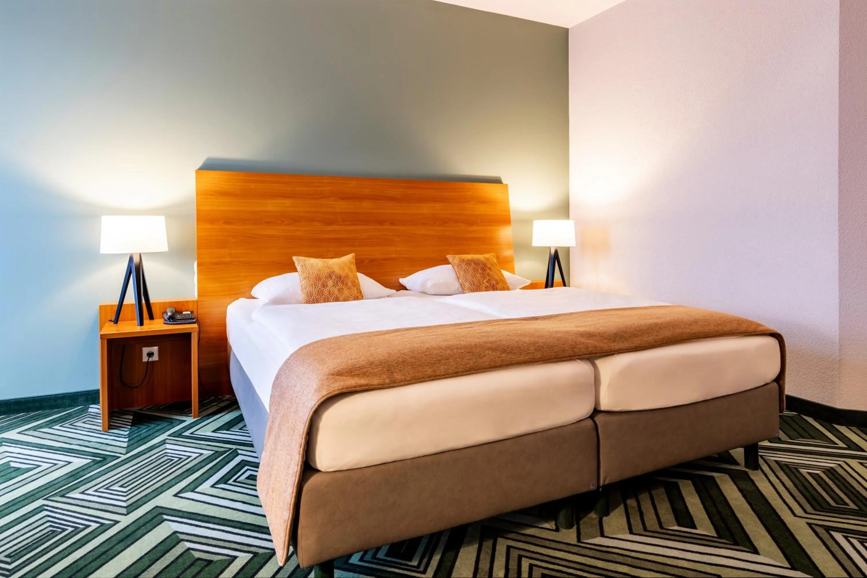 Bed in Parkhotel Maximilian Ottobeuren