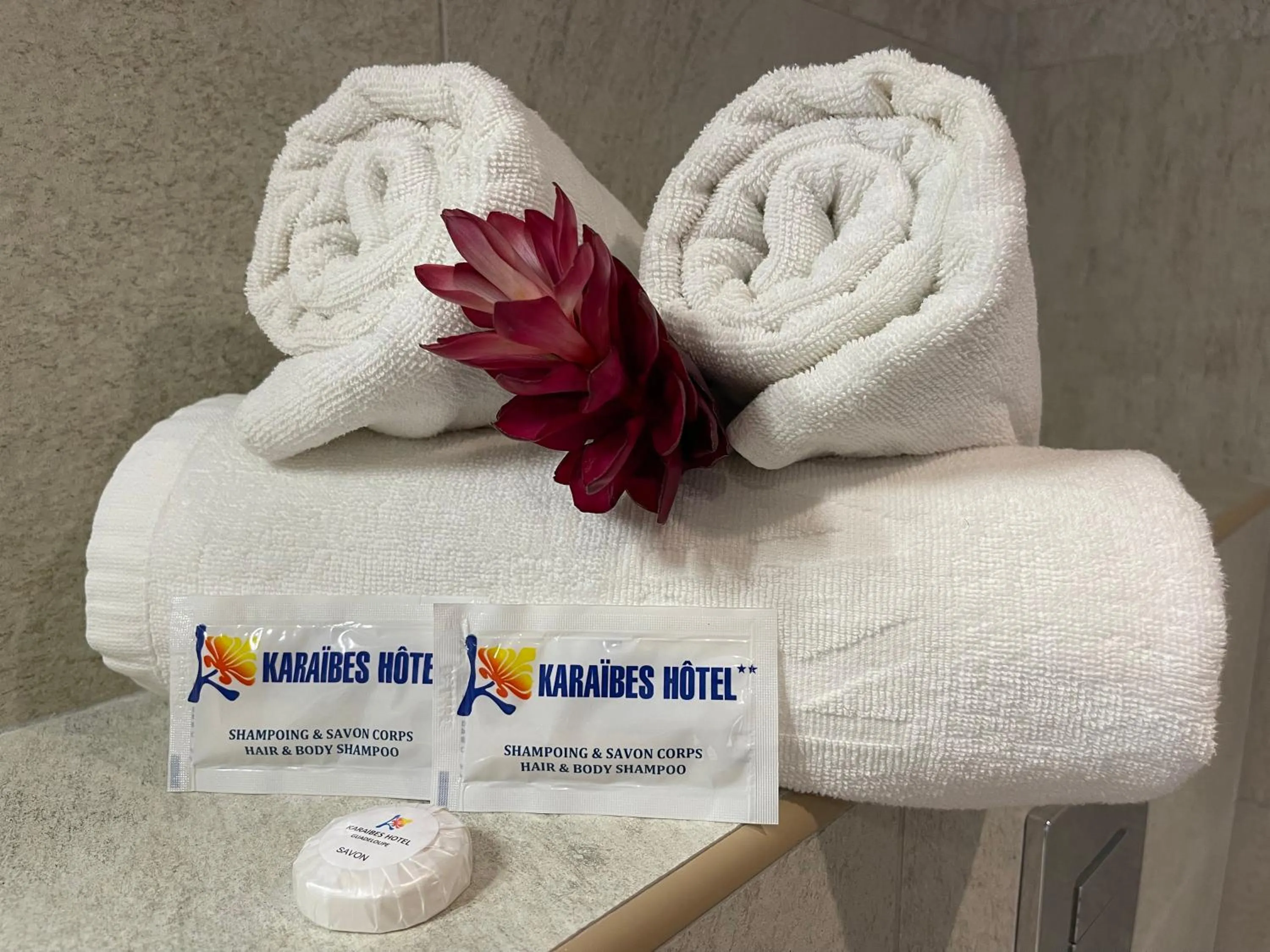 towels in Karaibes Hotel