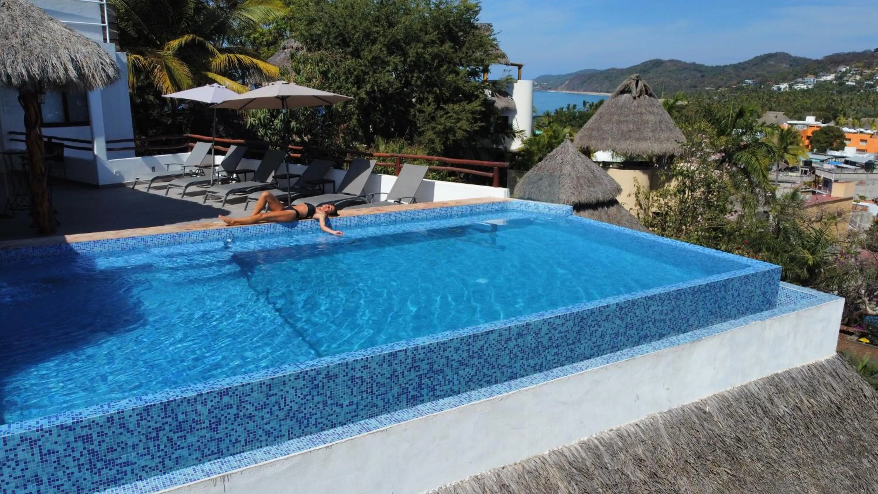 Pool view in Casa Makawe ONLY ADULTS