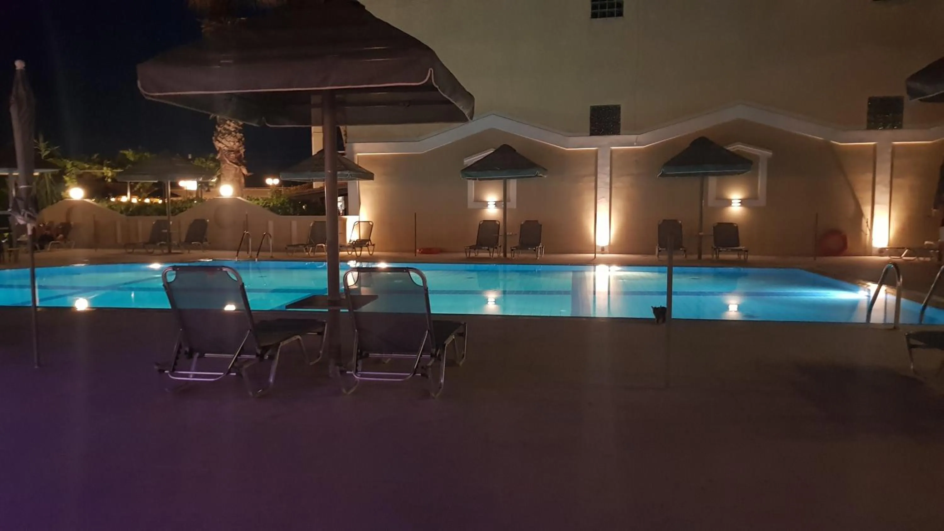 Swimming pool in Jannos Beach hotel