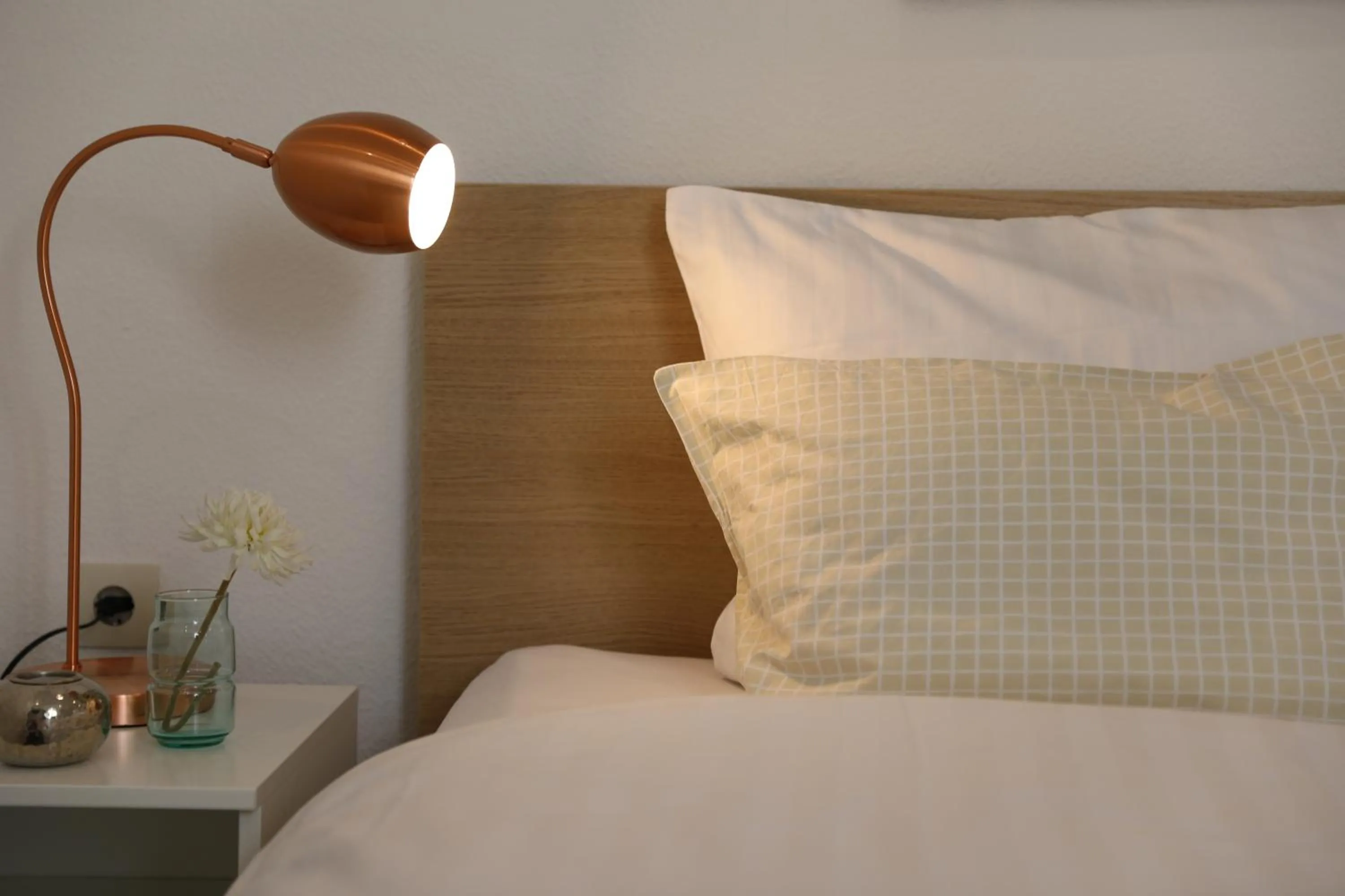 Bed in Hotel Weinlaube