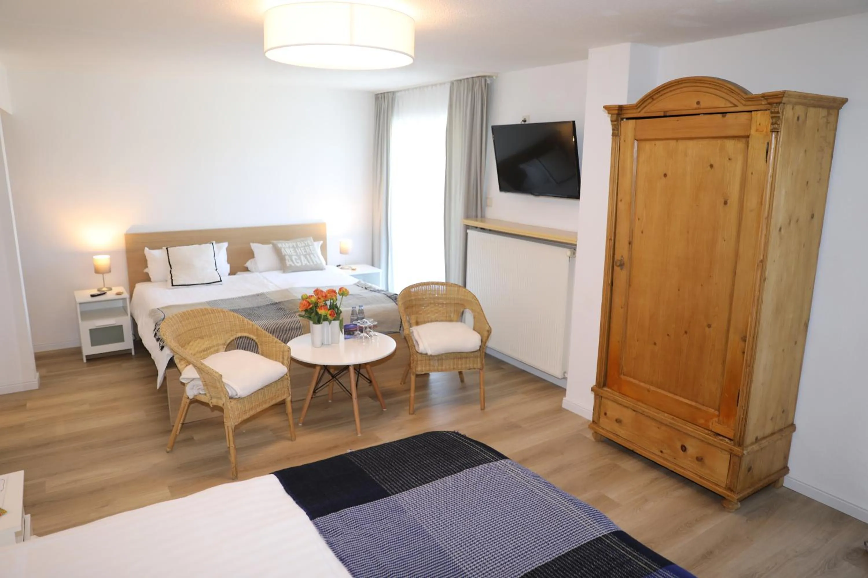 Bed in Hotel Weinlaube