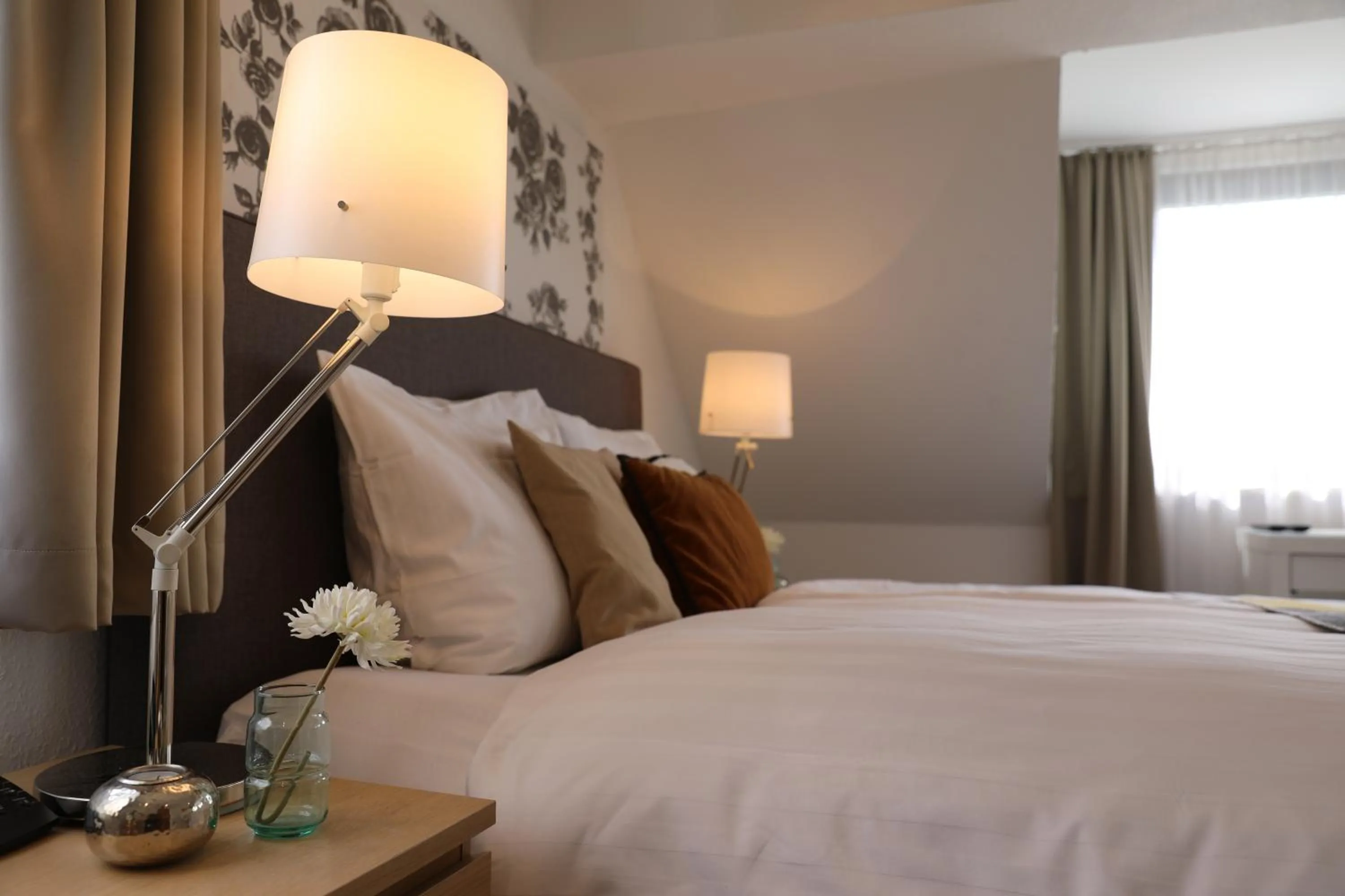 Bed in Hotel Weinlaube