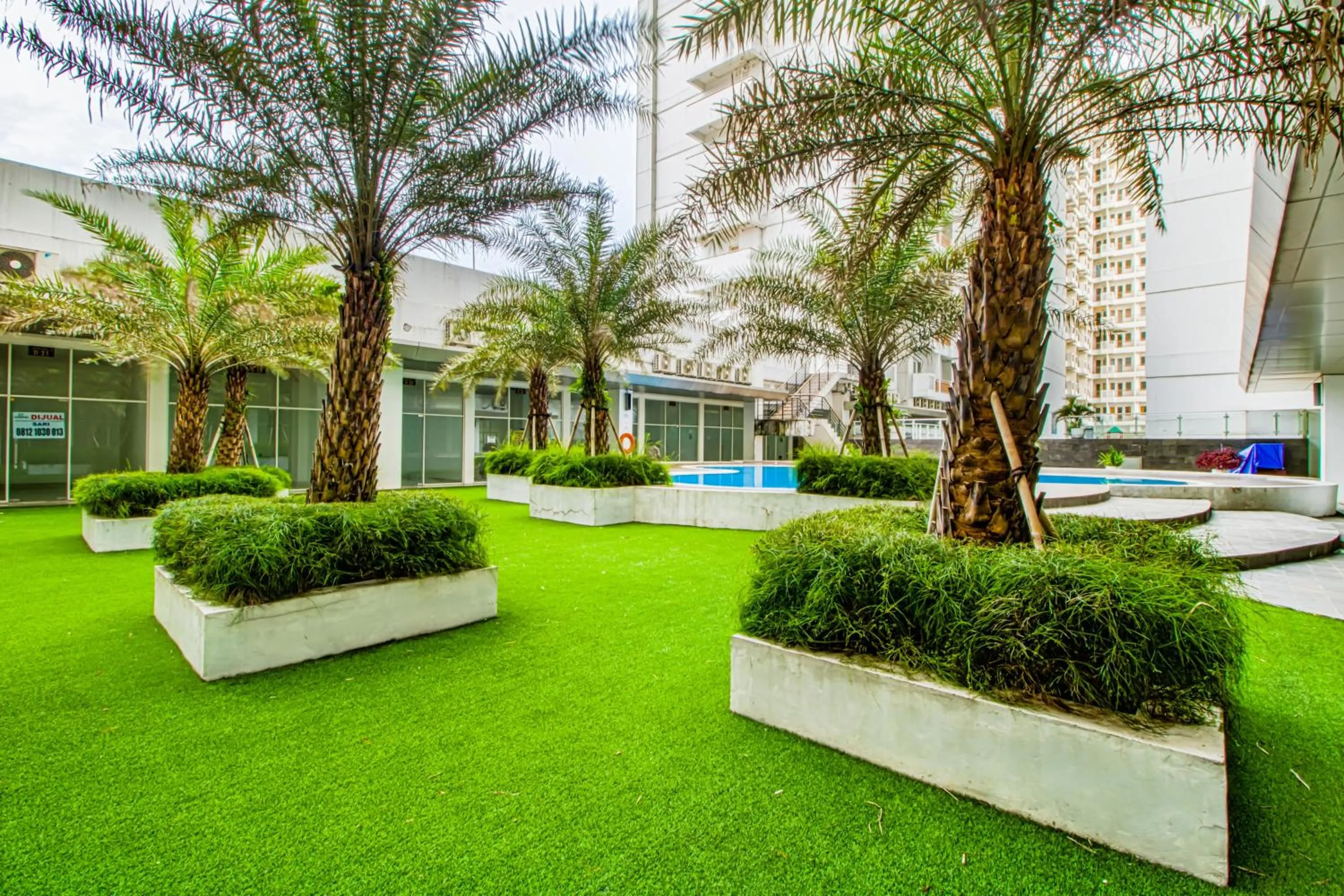 Garden in Skyland Sentul Tower Apartment