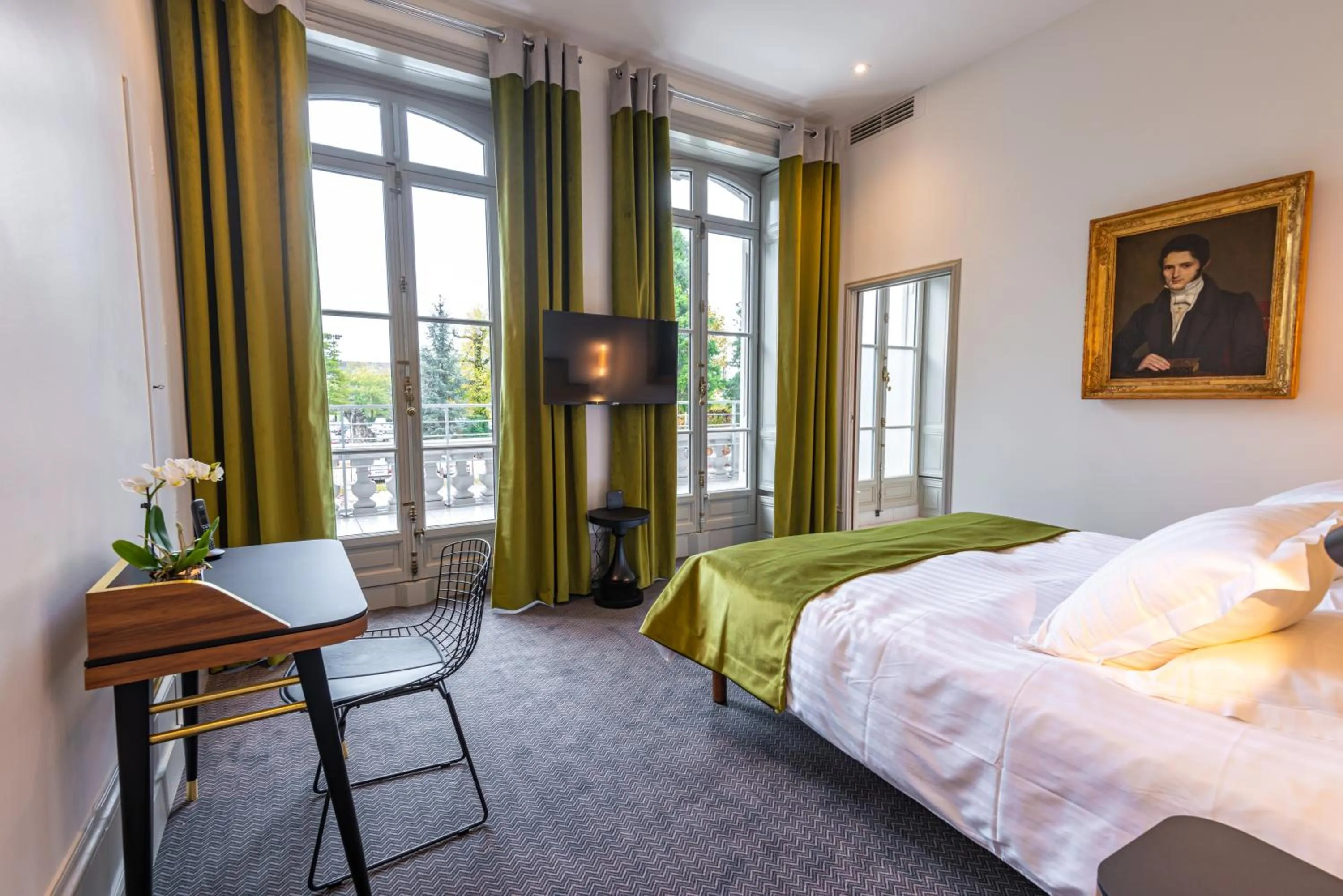 Bed in Hôtel Mille Pas