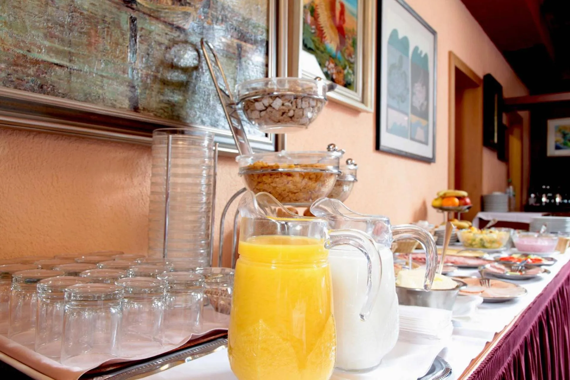 Food and drinks in Hotel Lonac