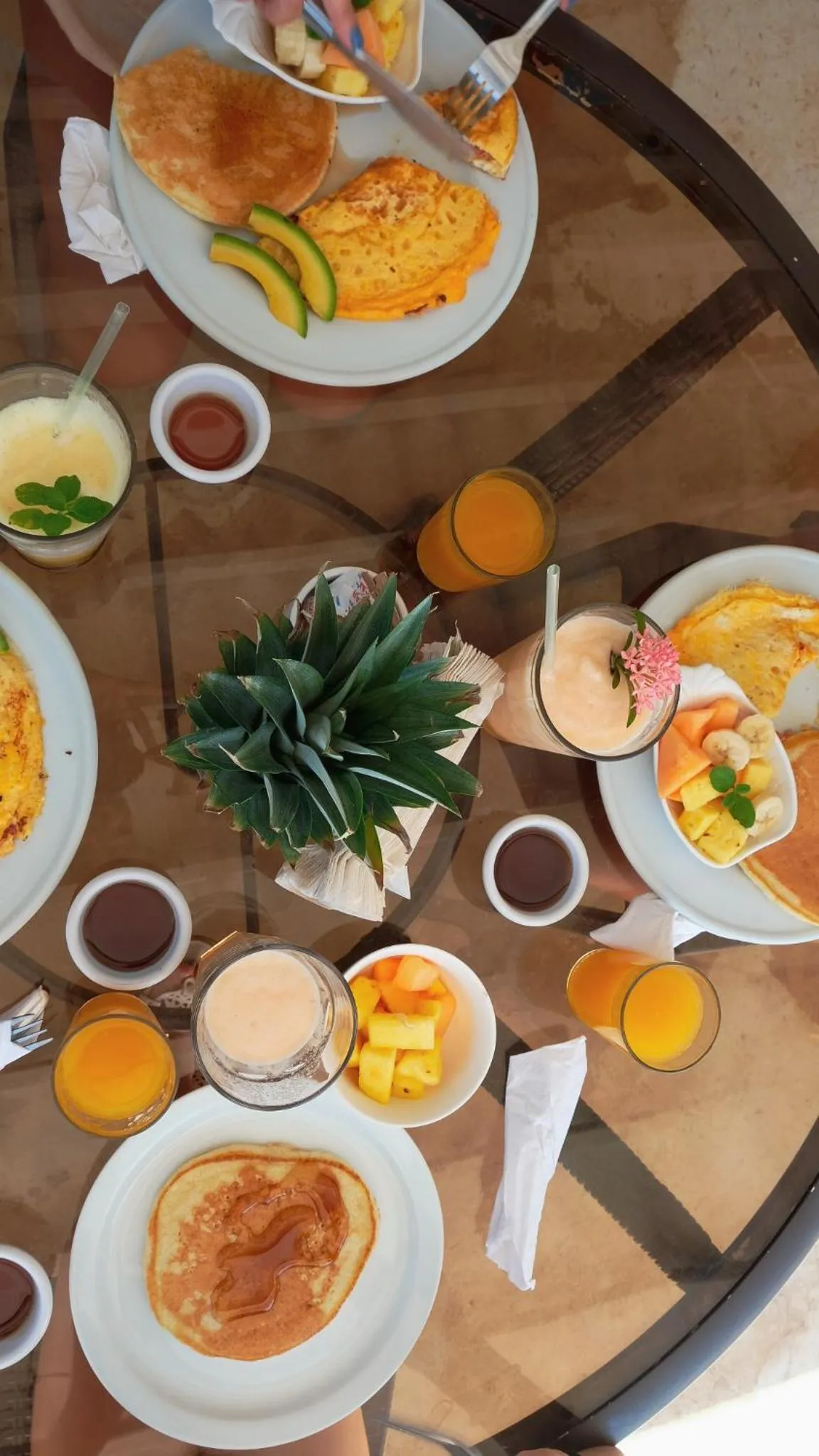 American breakfast in Hotel Sol y Mar