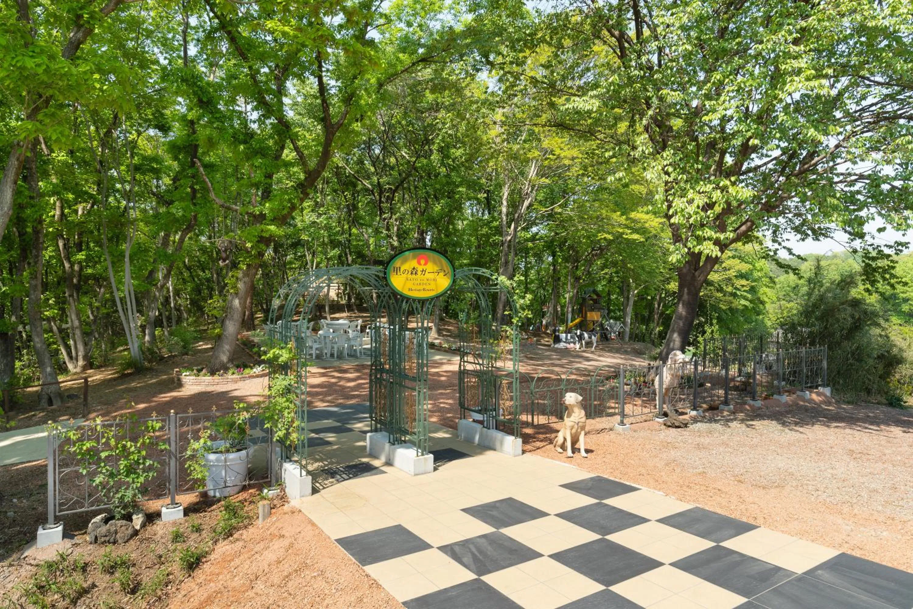 Garden in Hotel Heritage