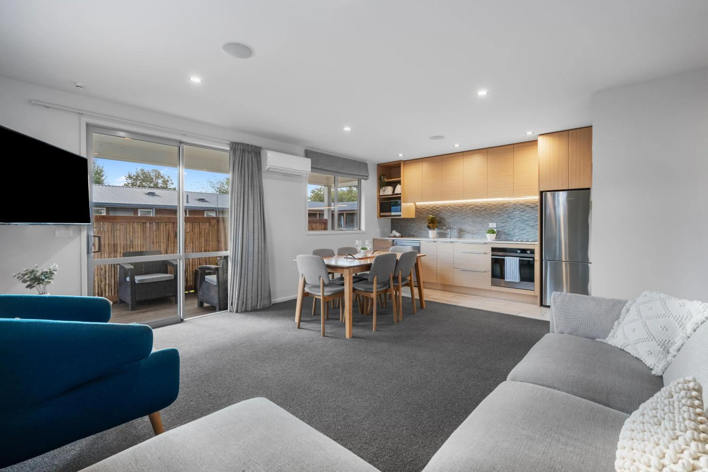 Kitchen or kitchenette in Tasman Holiday Parks - Te Anau