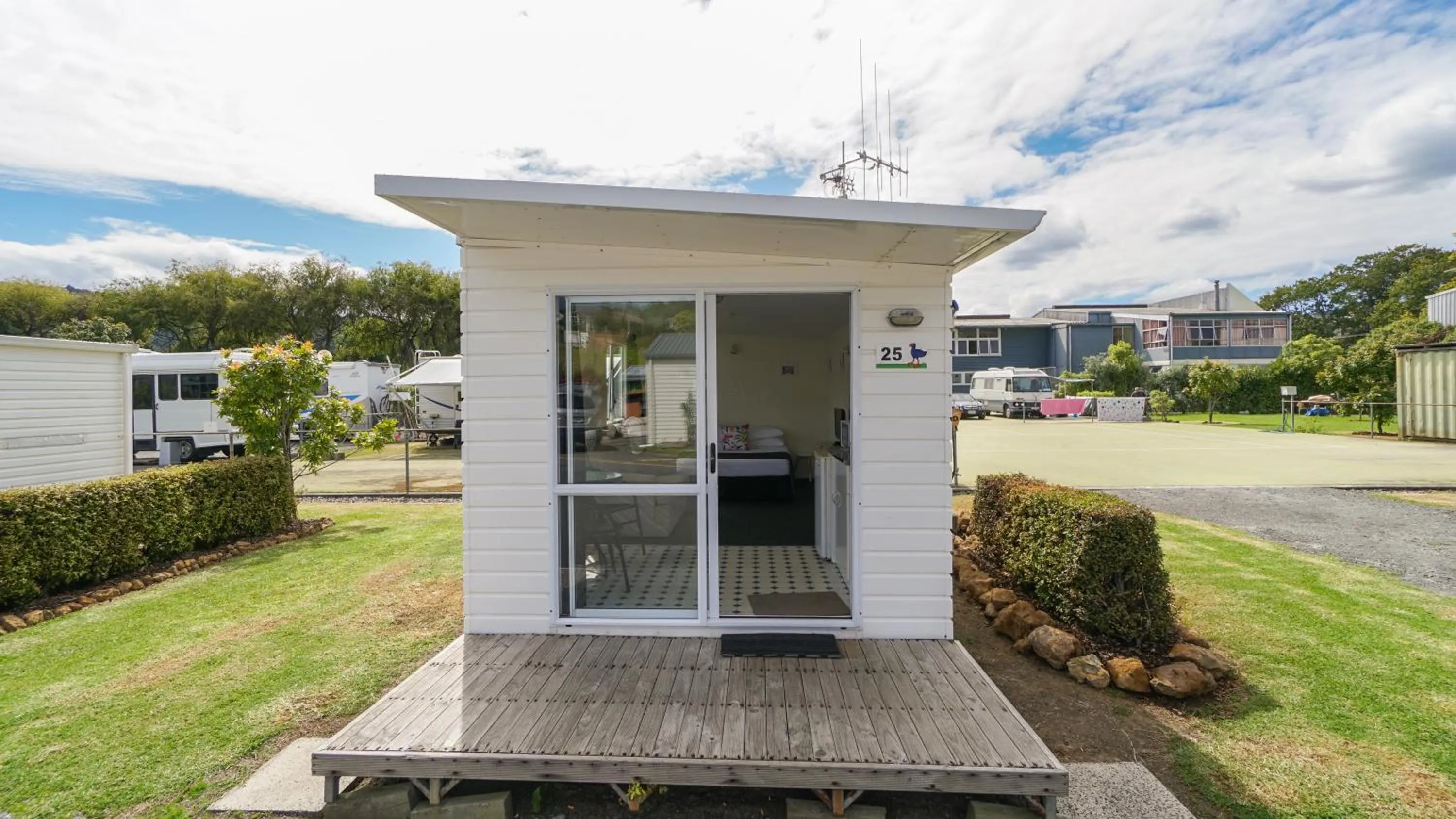 Facade/entrance in Whangarei Central Holiday Park