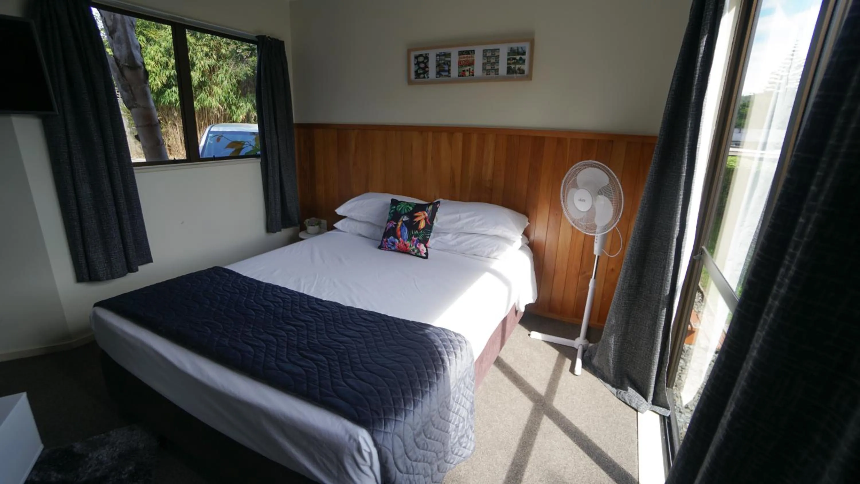 Bed in Whangarei Central Holiday Park