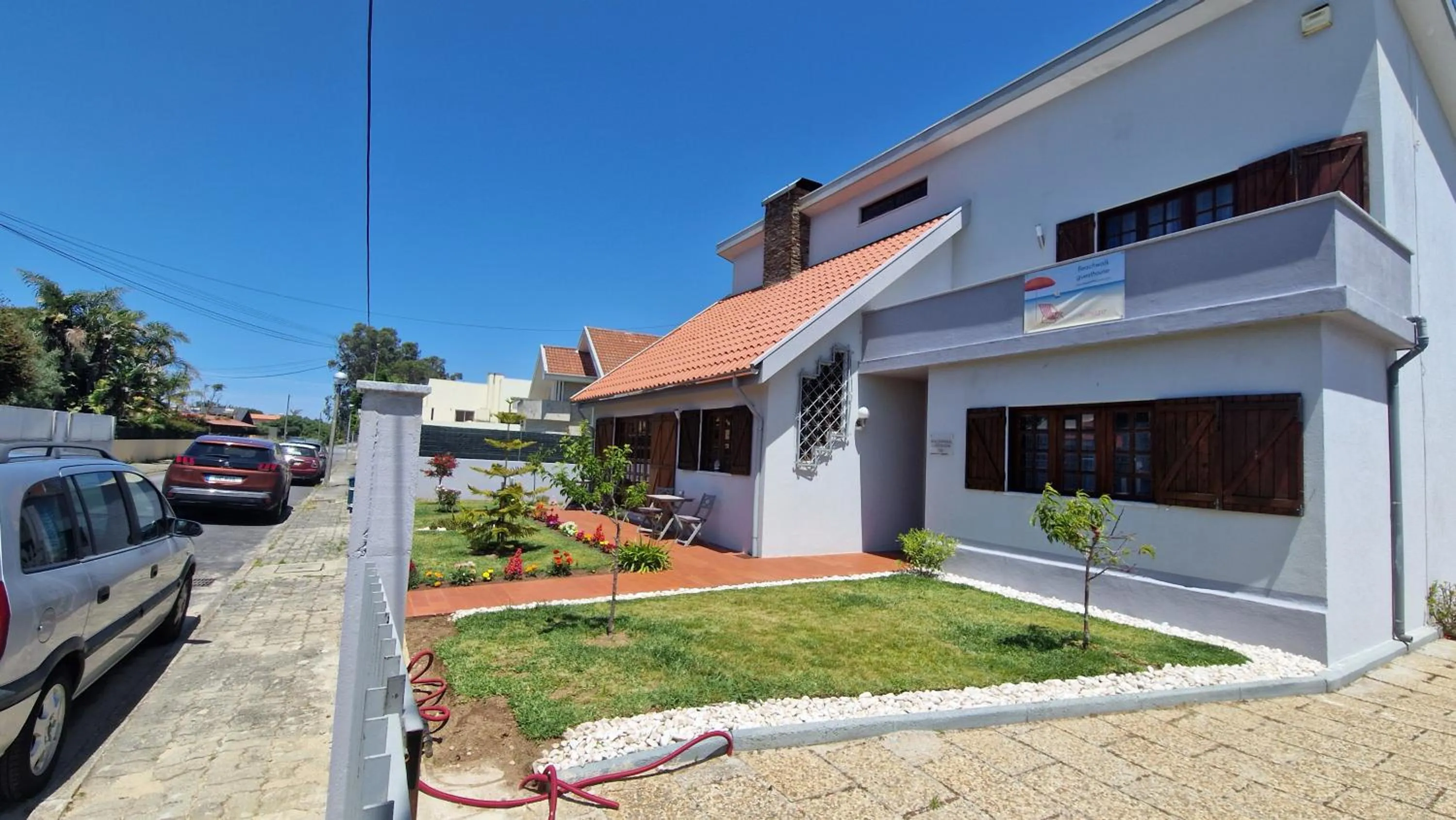 Garden view in Beachwalk guesthouse