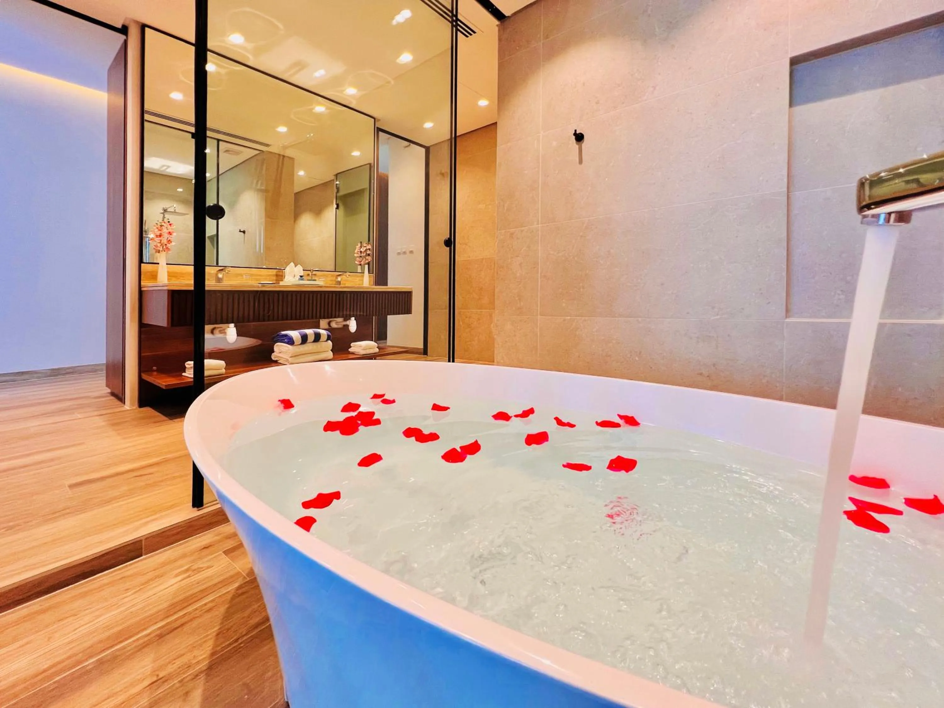 Bathroom in Jaw Resort & Spa