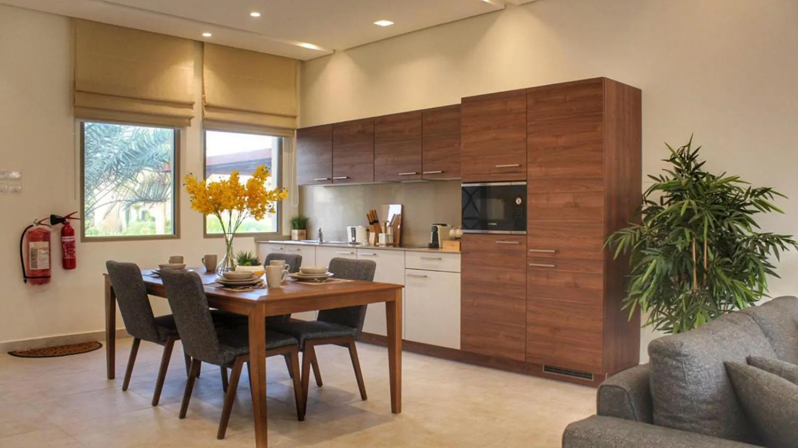 Kitchen or kitchenette in Jaw Resort & Spa