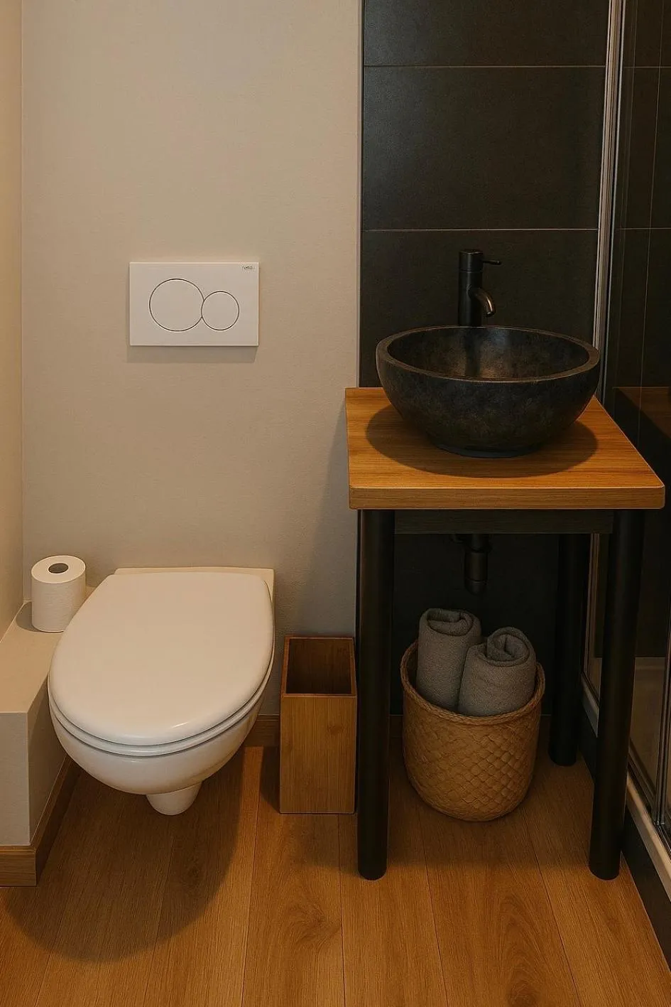 Shower in La Demeure Marcquoise