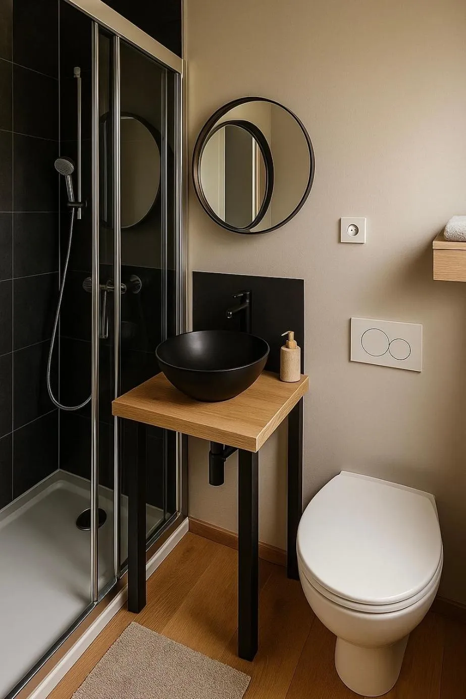 Shower in La Demeure Marcquoise