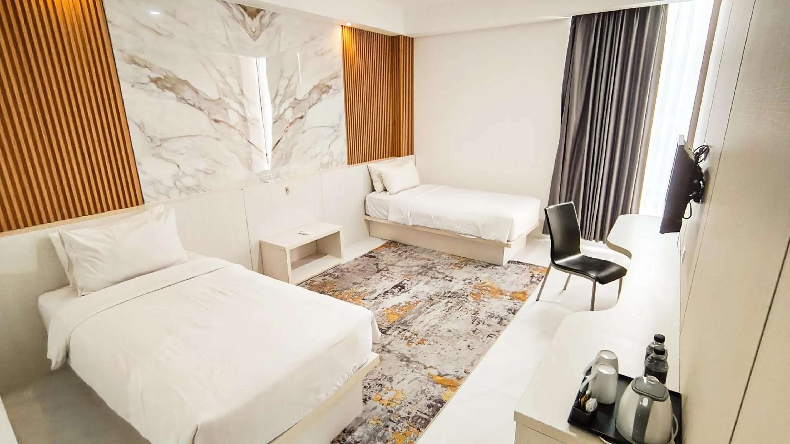 Bed in Yasmin Hotel Karawaci