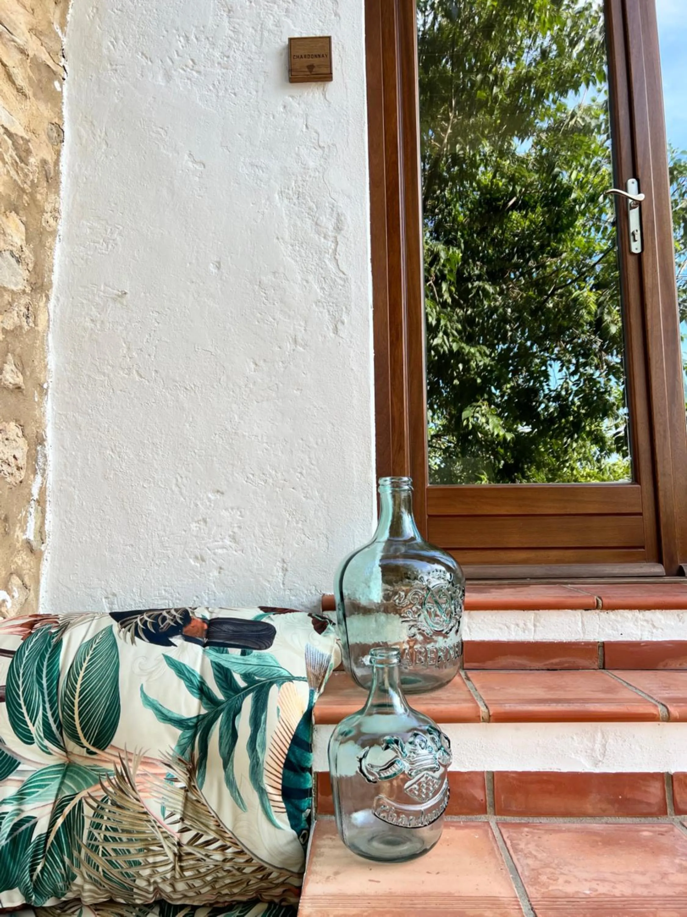 Patio in Hostal del vino LA COSTERA