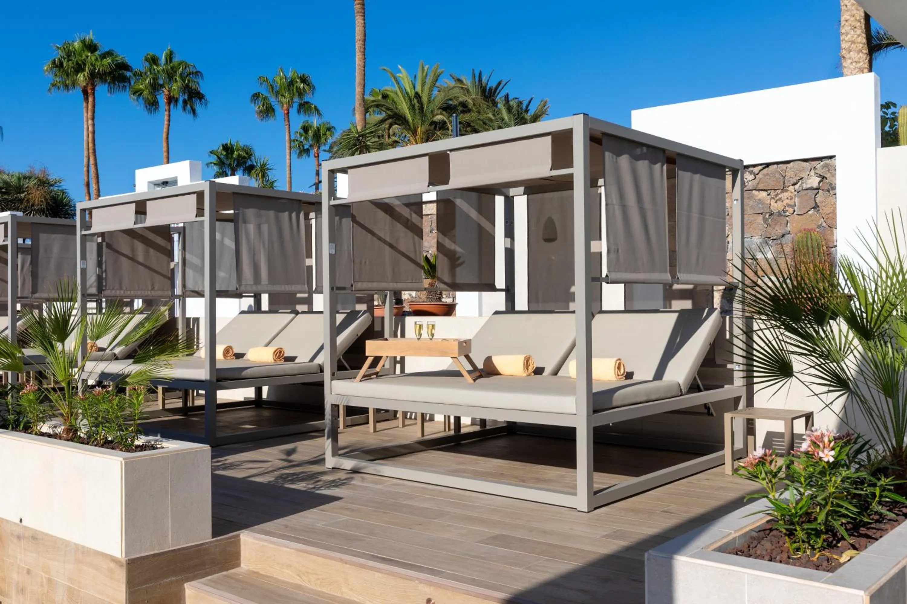 Swimming pool in Hotel Riu Palace Calypso - Adults Only