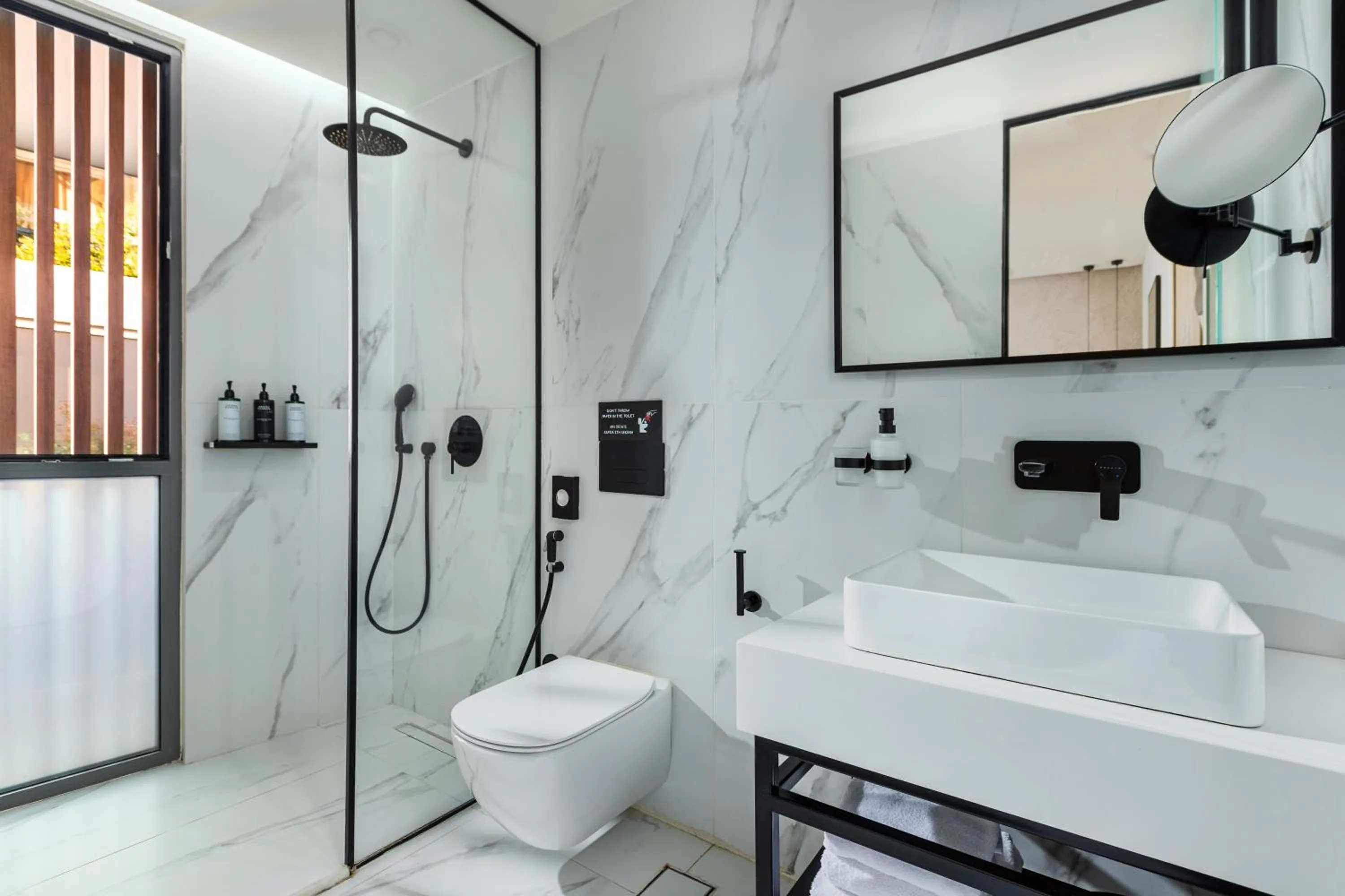 Shower in The Residence Christokopidou Hotel & Spa