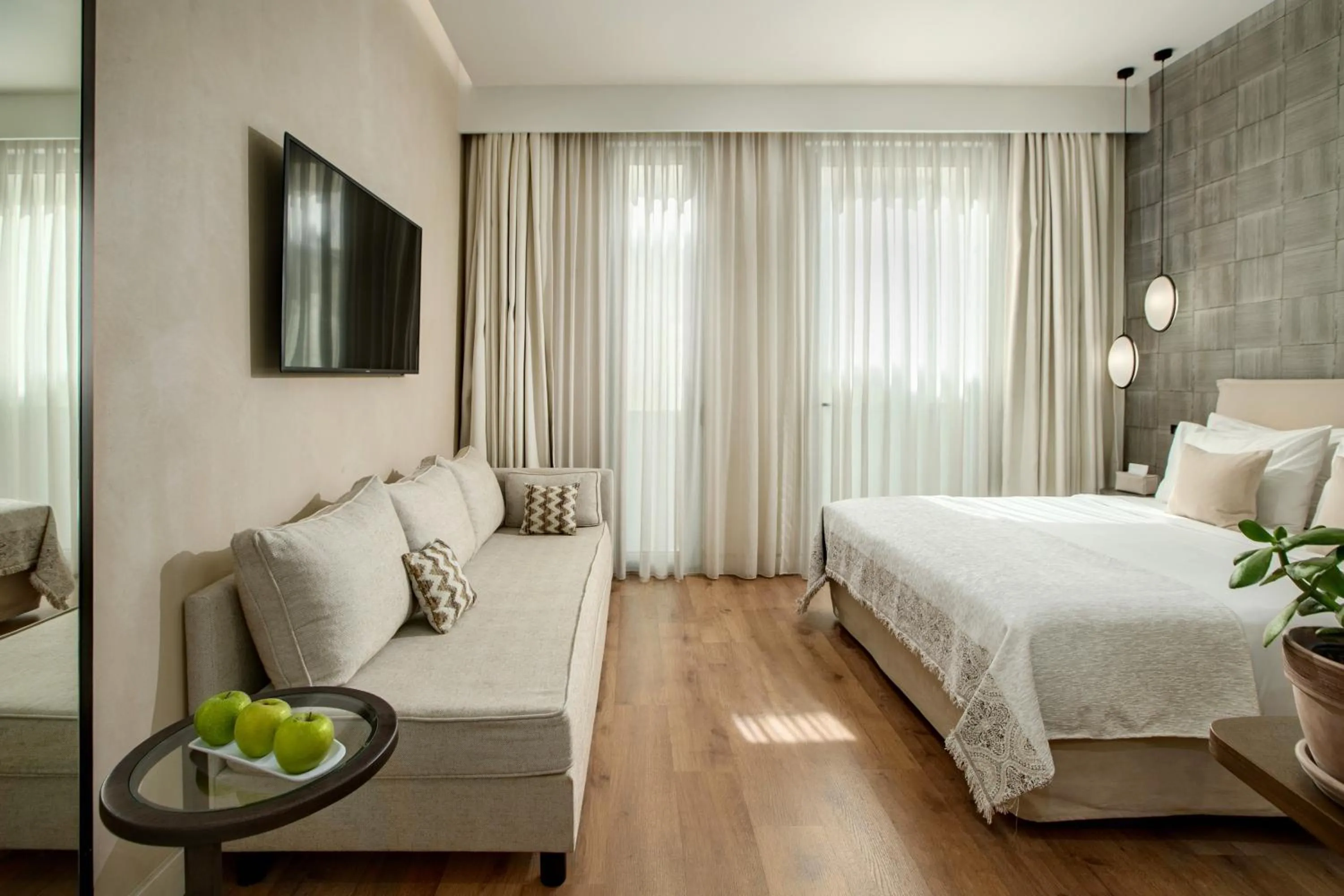 Bed in The Residence Christokopidou Hotel & Spa