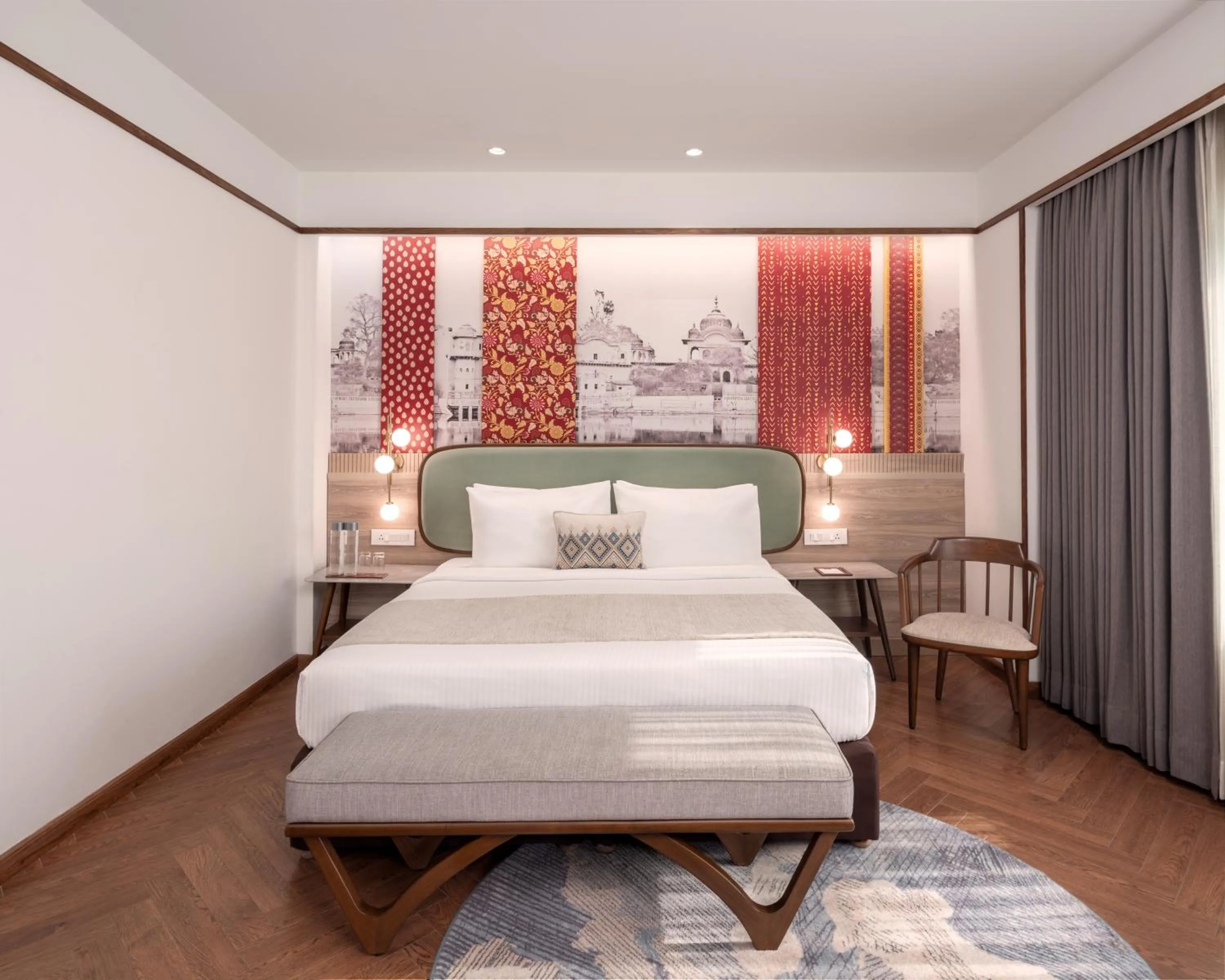 Bed in Nidhivan Sarovar Portico Vrindavan