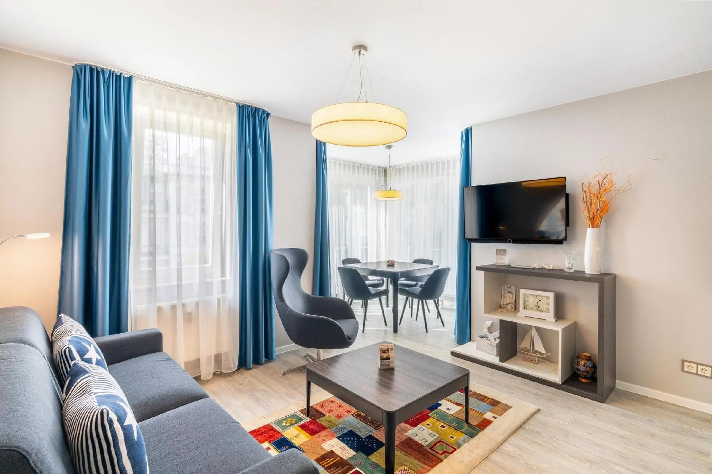 Seating area in SEETELHOTEL Ostseeresidenz Bansin mit Pool und unmittelbarer Strandnähe