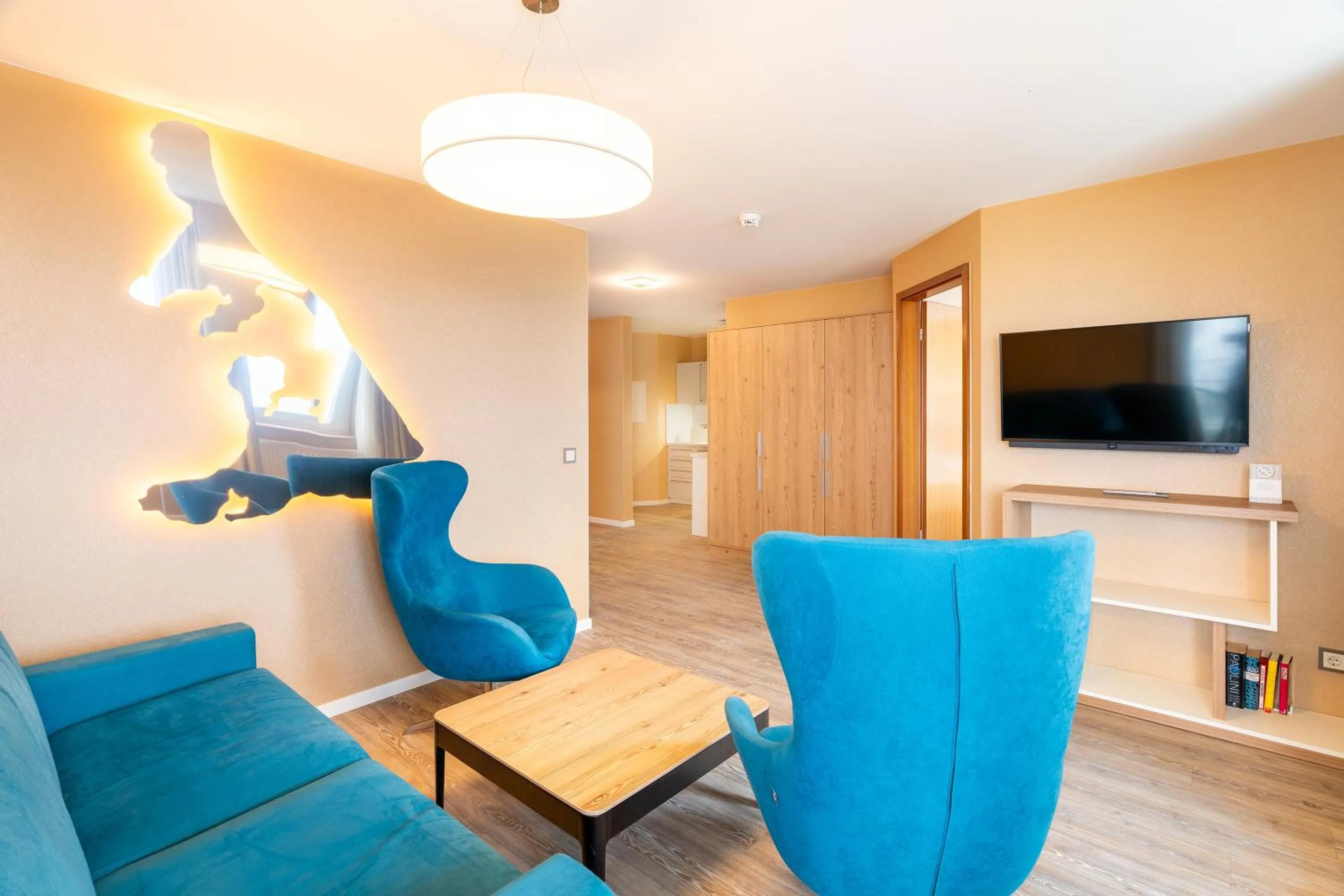 Seating area in SEETELHOTEL Ostseeresidenz Bansin mit Pool und unmittelbarer Strandnähe