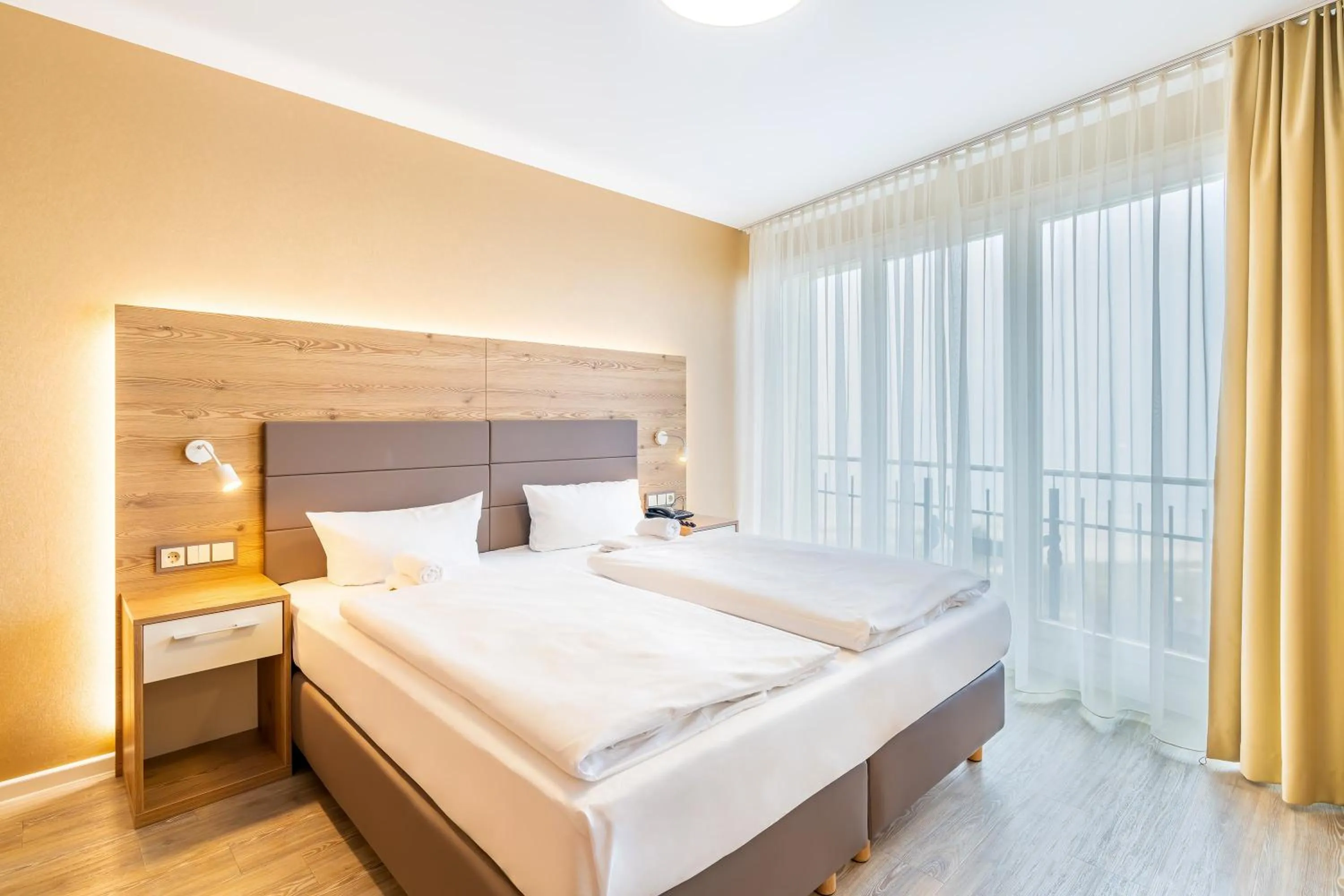 Bedroom, Bed in SEETELHOTEL Ostseeresidenz Bansin mit Pool und unmittelbarer Strandnähe