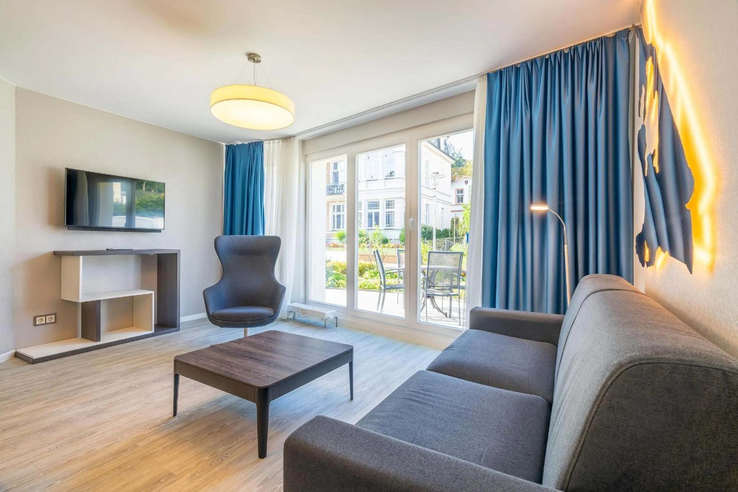 Seating area in SEETELHOTEL Ostseeresidenz Bansin mit Pool und unmittelbarer Strandnähe