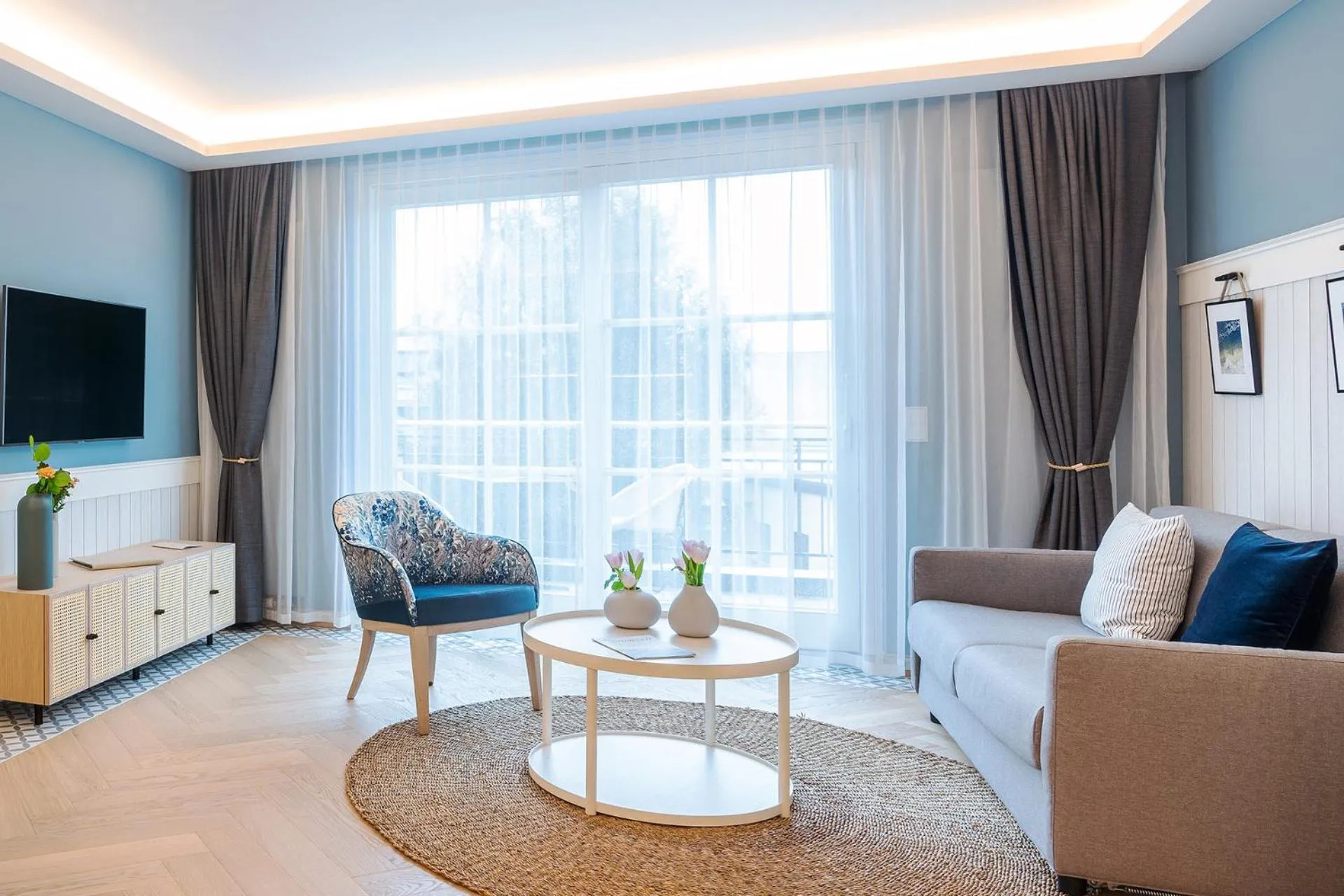 Living room in SEETELHOTEL Ostseeresidenz Heringsdorf